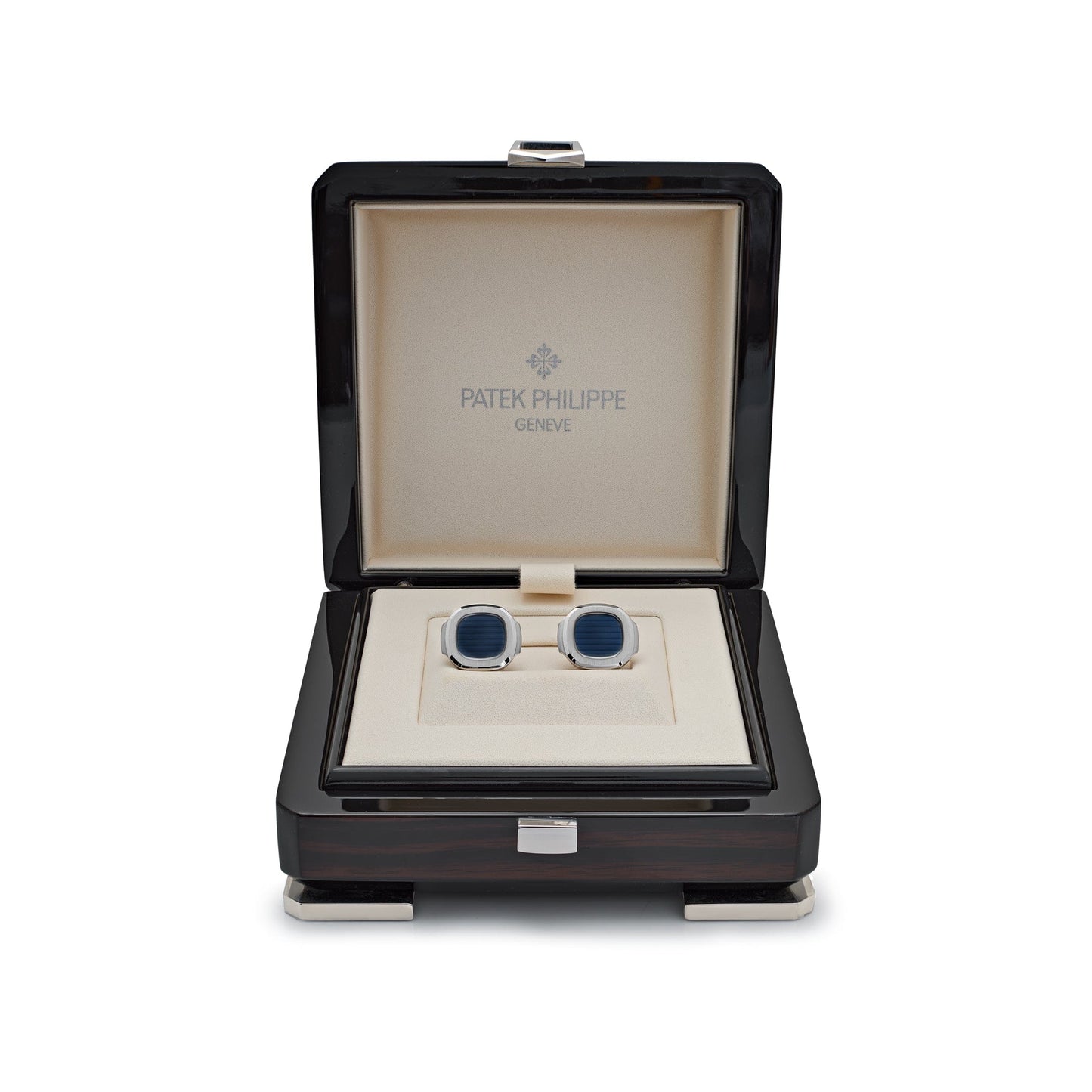 Patek Philippe Men's 18kt White Gold Nautilus Cufflinks