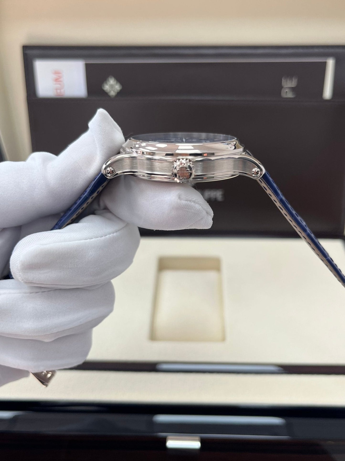 Patek Philippe Minute Repeater Perpetual Calendar Grande Complication White Gold Blue Dial 5374G-001