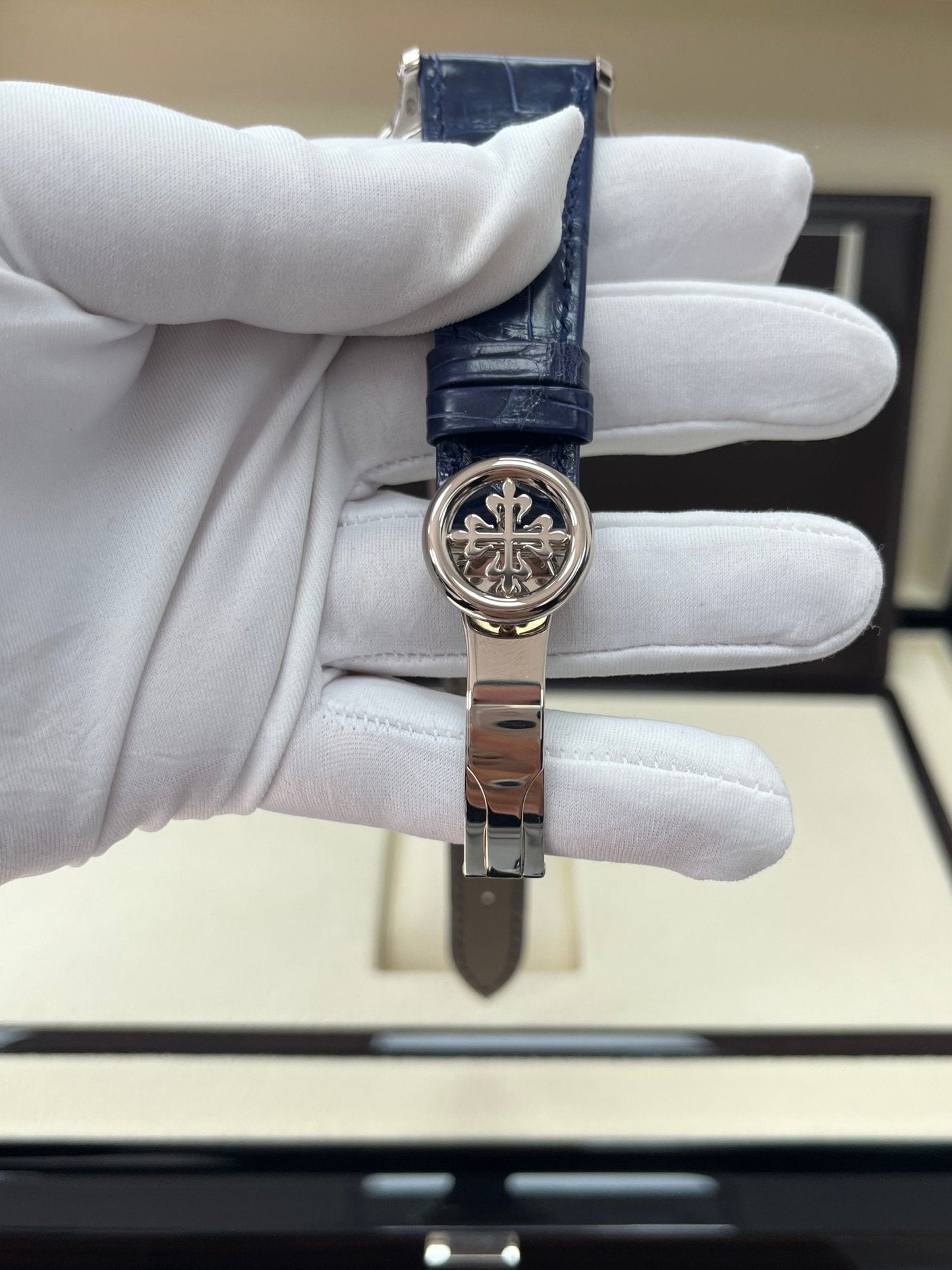 Patek Philippe Minute Repeater Perpetual Calendar Grande Complication White Gold Blue Dial 5374G-001