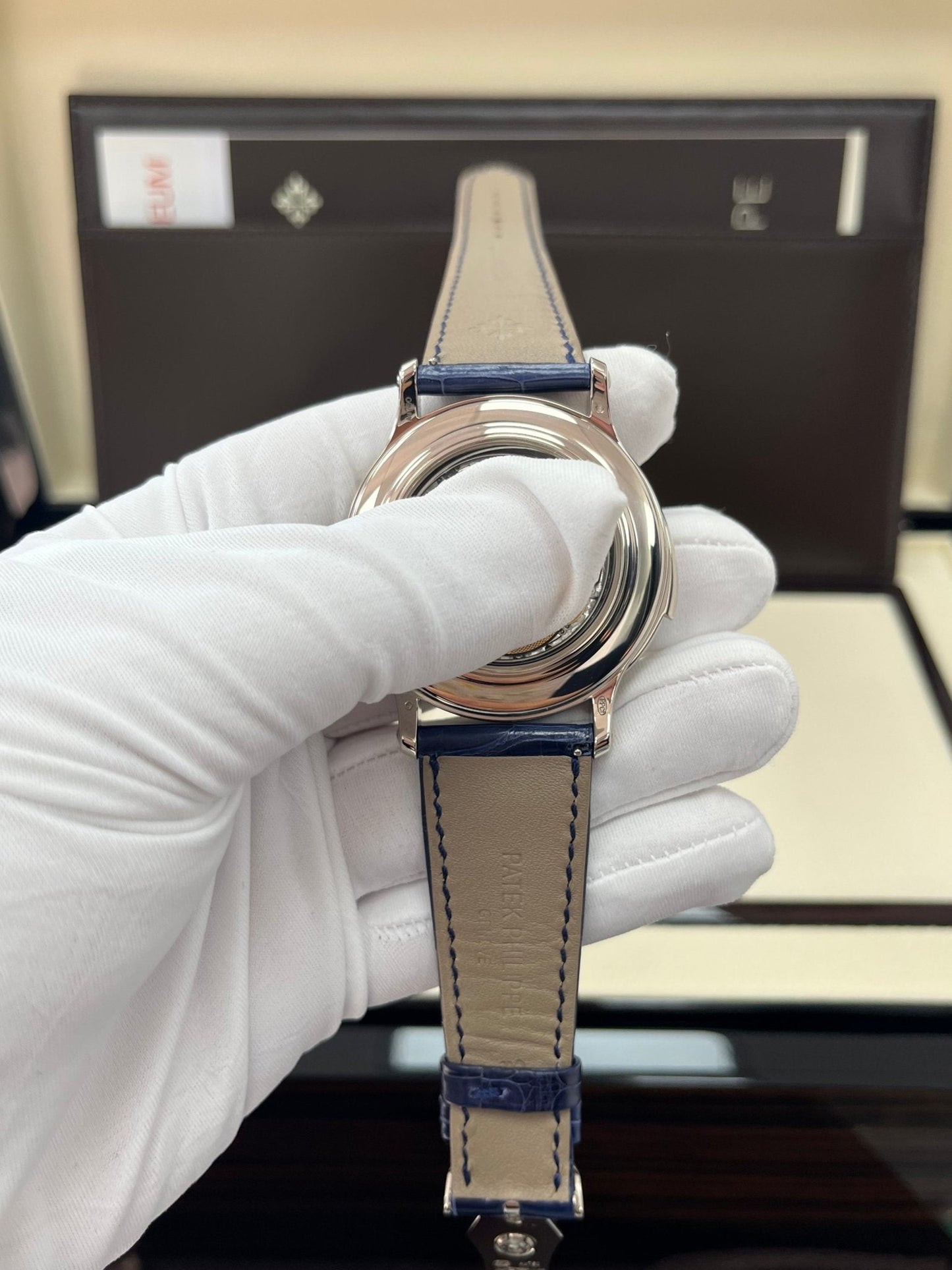 Patek Philippe Minute Repeater Perpetual Calendar Grande Complication White Gold Blue Dial 5374G-001