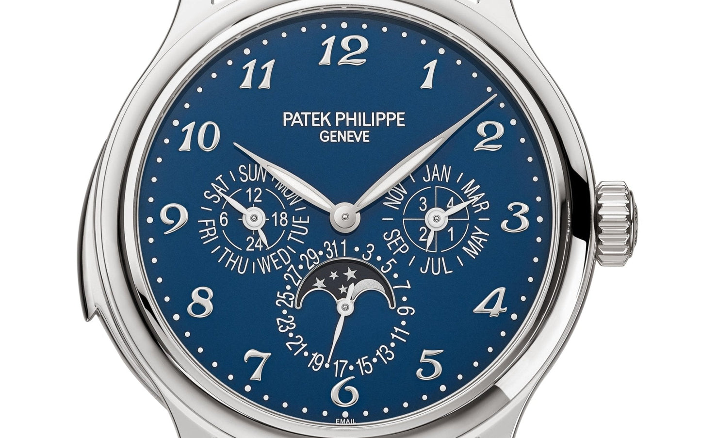 Patek Philippe Minute Repeater Perpetual Calendar Grande Complication White Gold Blue Dial 5374G-001