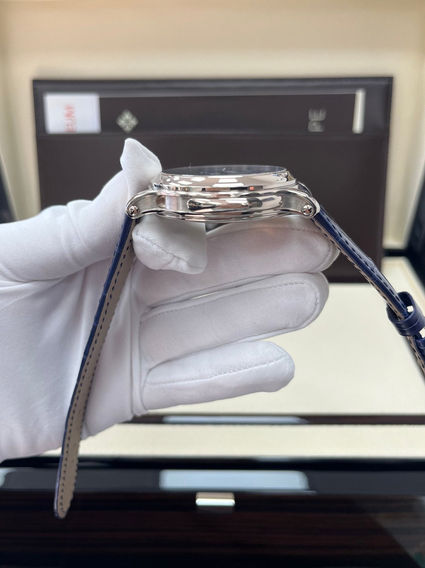 Patek Philippe Minute Repeater Perpetual Calendar Grande Complication White Gold Blue Dial 5374G-001