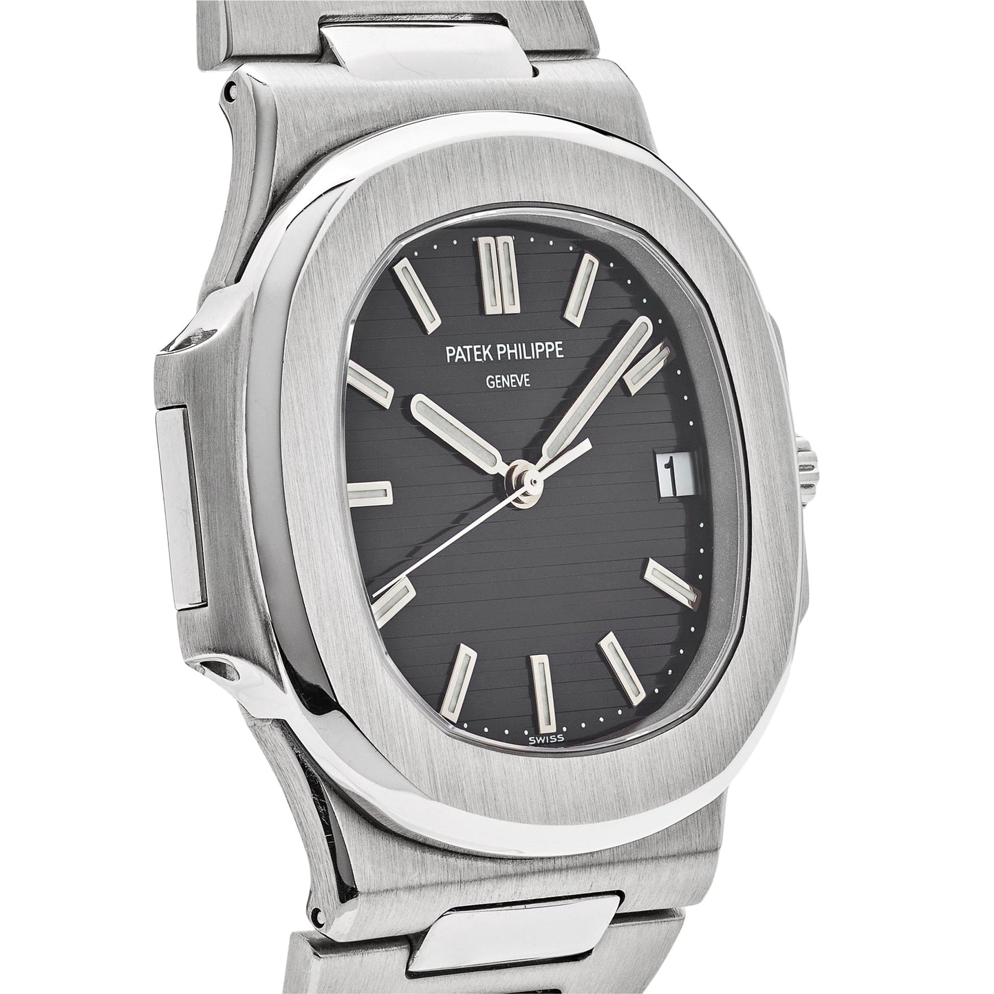 Patek Philippe Nautilus 3711/1G-001 White Gold Black Dial
