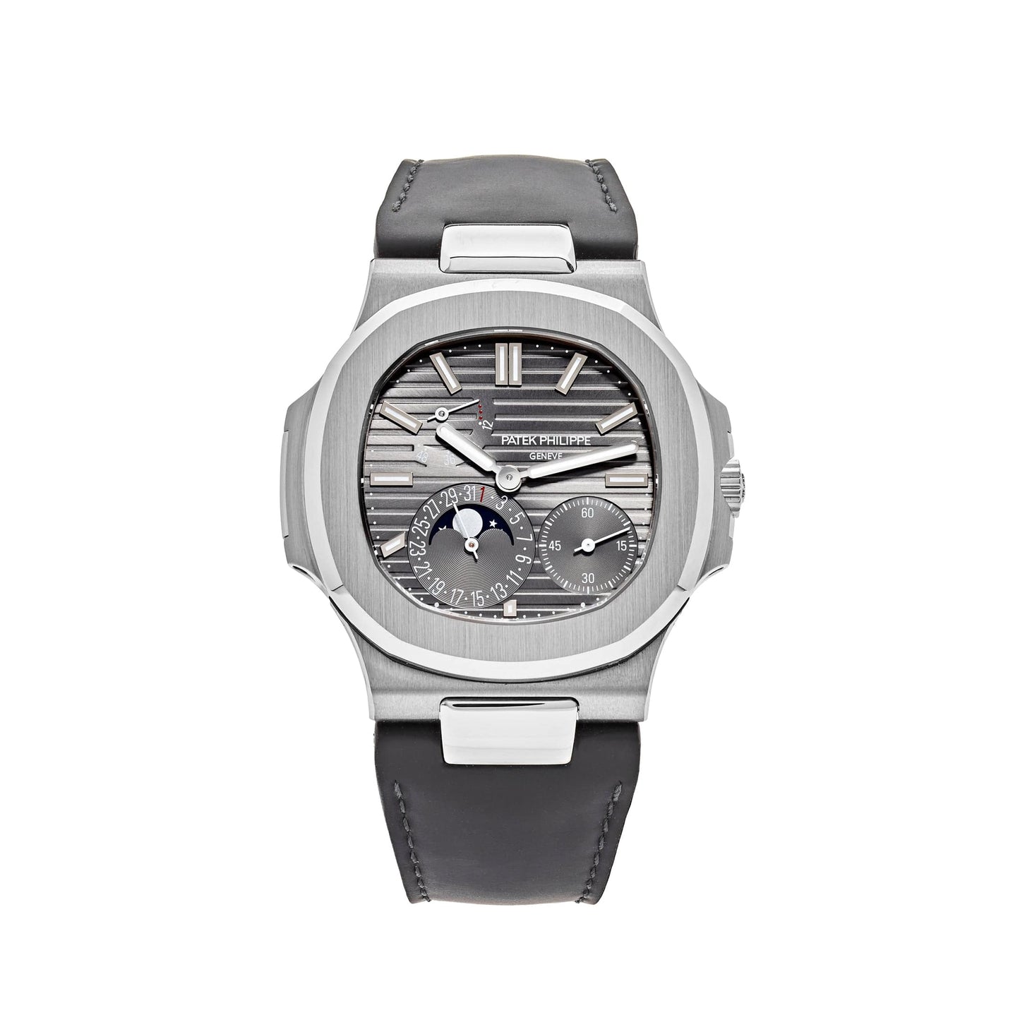 Patek Philippe Nautilus 5712G-001 White Gold Grey Dial Moon Phases (2021)