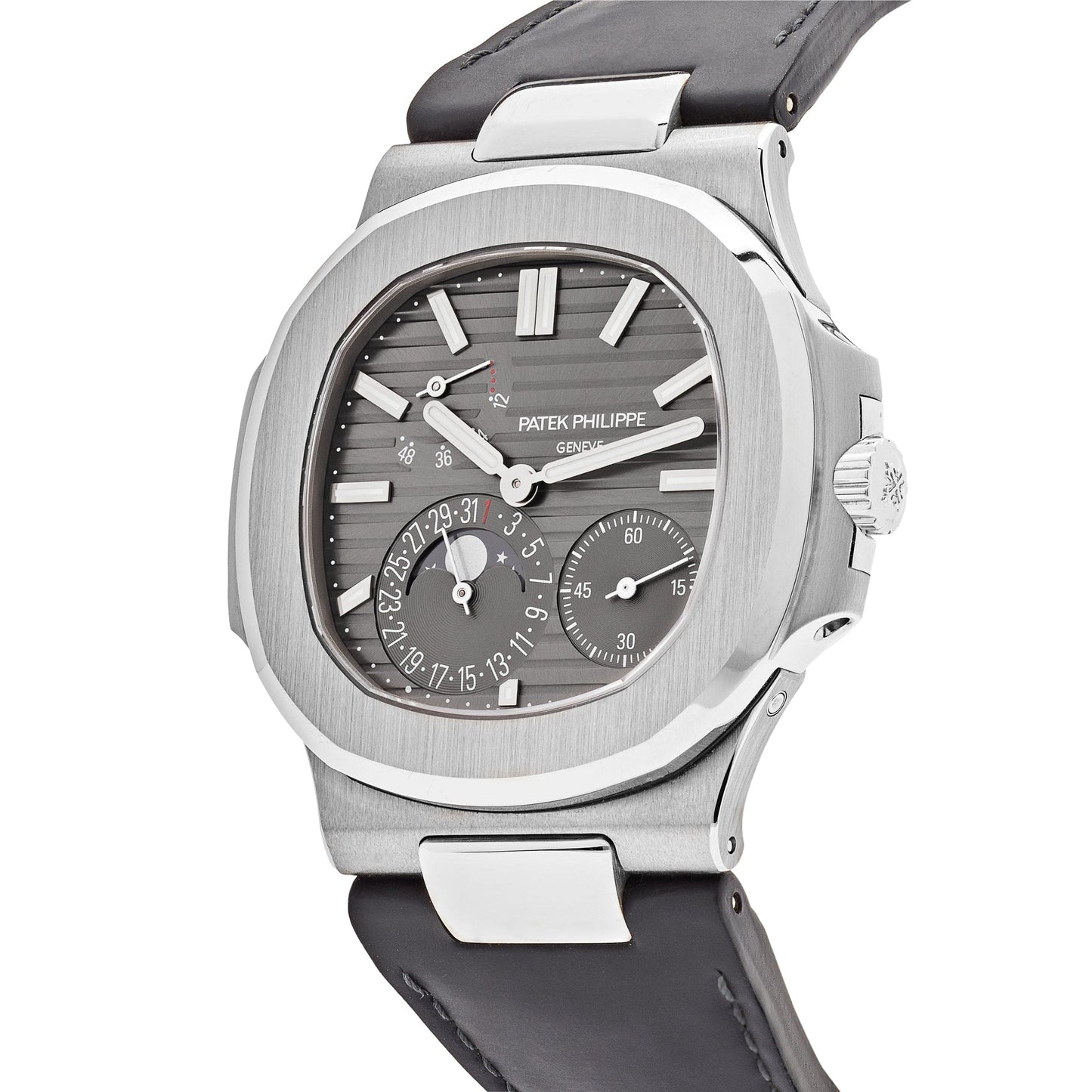 Patek Philippe Nautilus 5712G-001 White Gold Grey Dial Moon Phases (2021)