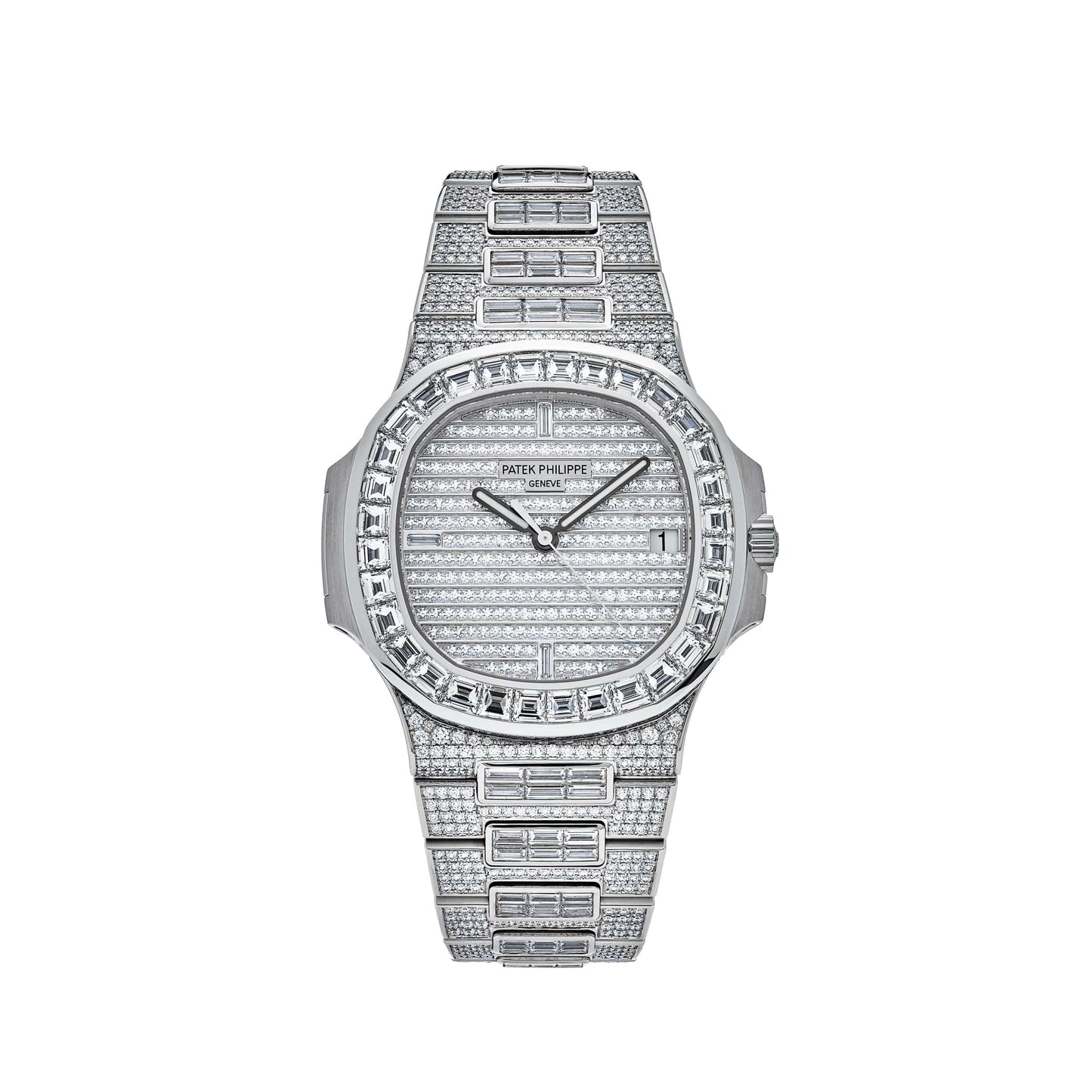 Patek Philippe Nautilus 5719/10G-010 White Gold Diamond Set