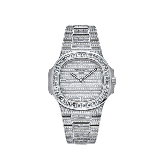 Patek Philippe Nautilus 5719/10G-010 White Gold Diamond Set