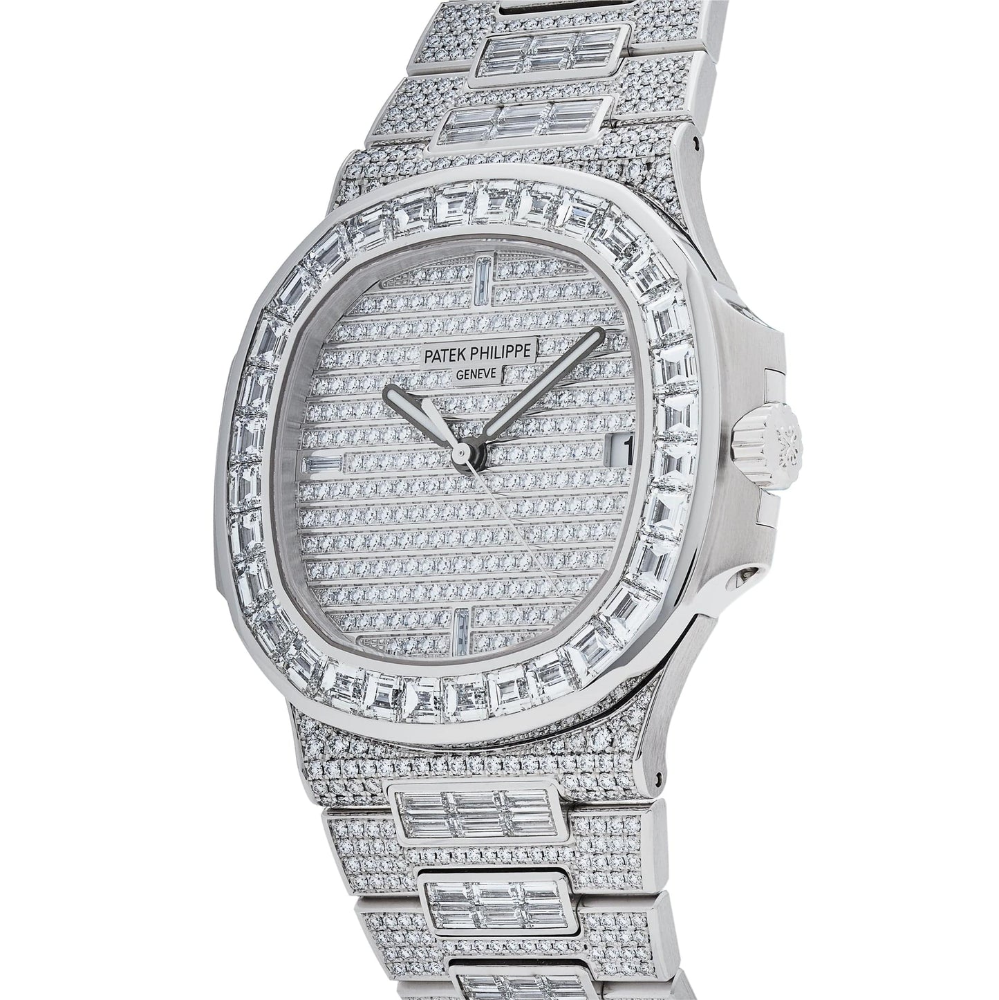 Patek Philippe Nautilus 5719/10G-010 White Gold Diamond Set