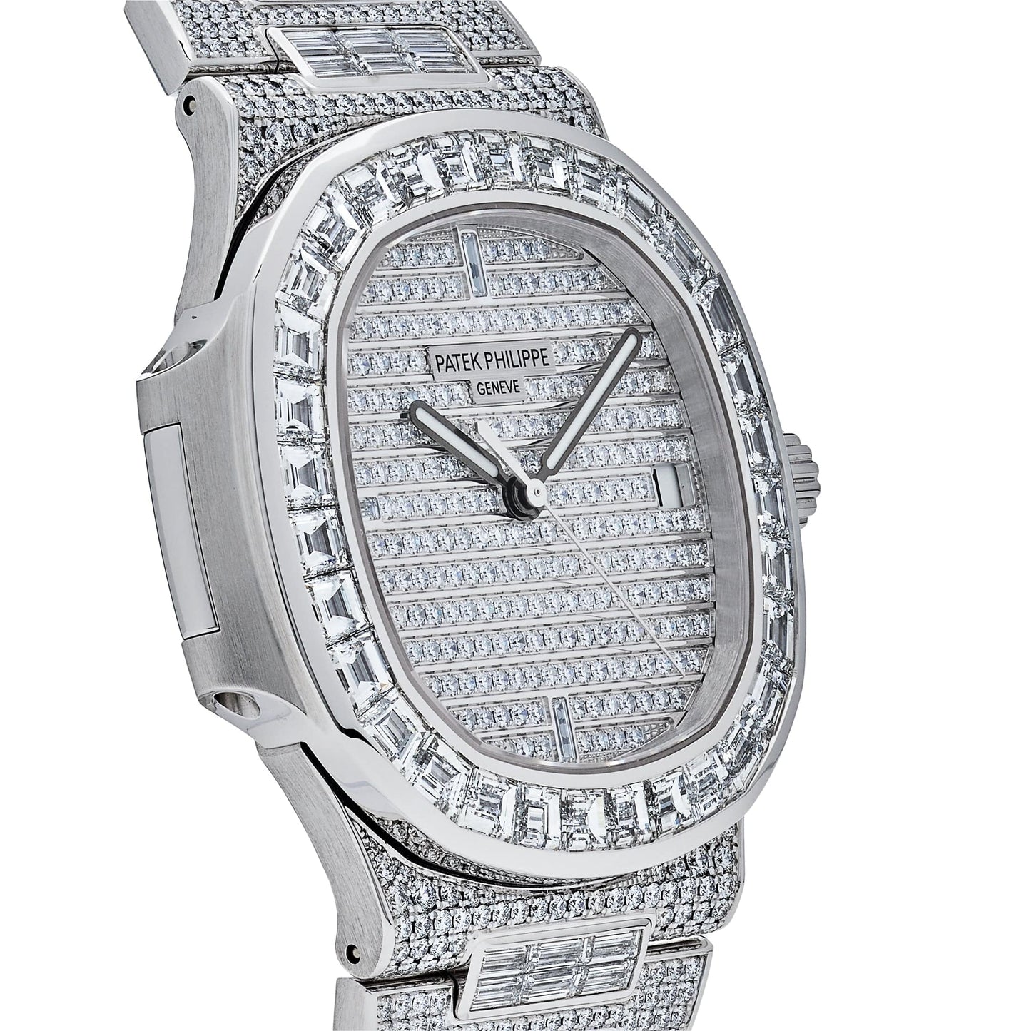 Patek Philippe Nautilus 5719/10G-010 White Gold Diamond Set