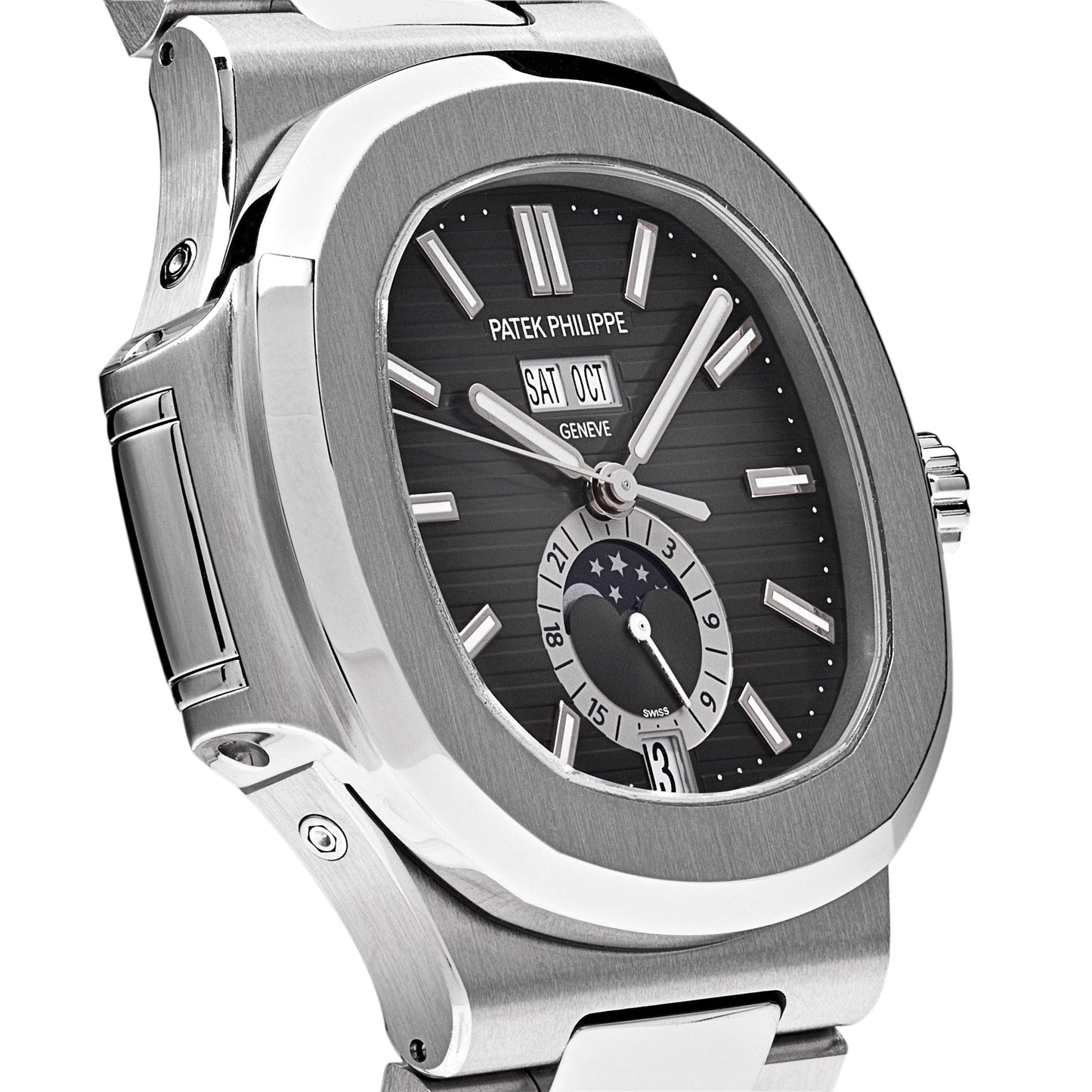 Patek Philippe Nautilus 5726/1A-001 Annual Calendar Moon Phases Stainless Steel