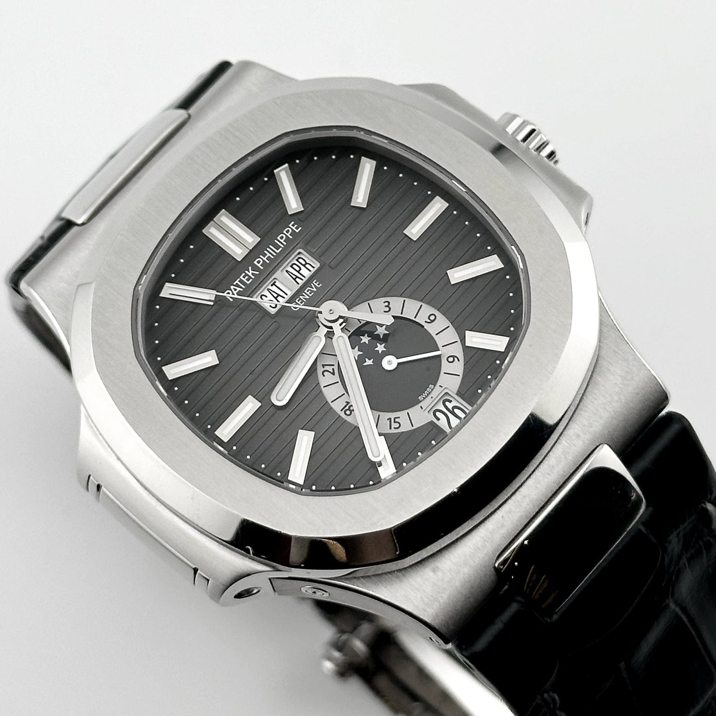 Patek Philippe Nautilus 5726A-001 Annual Calendar Moon Phases (2024)