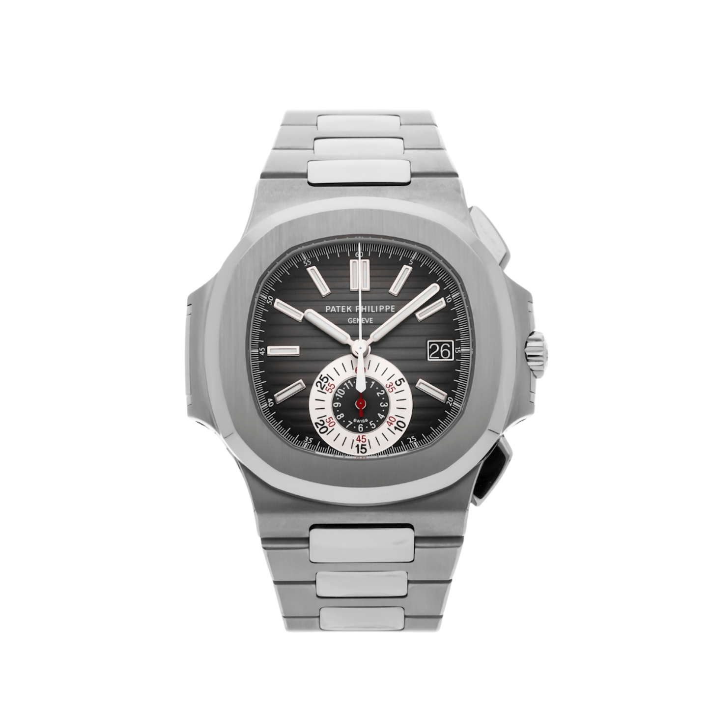 Patek Philippe Nautilus 5980/1A-014 Chronograph Stainless Steel Grey Dial (2013)