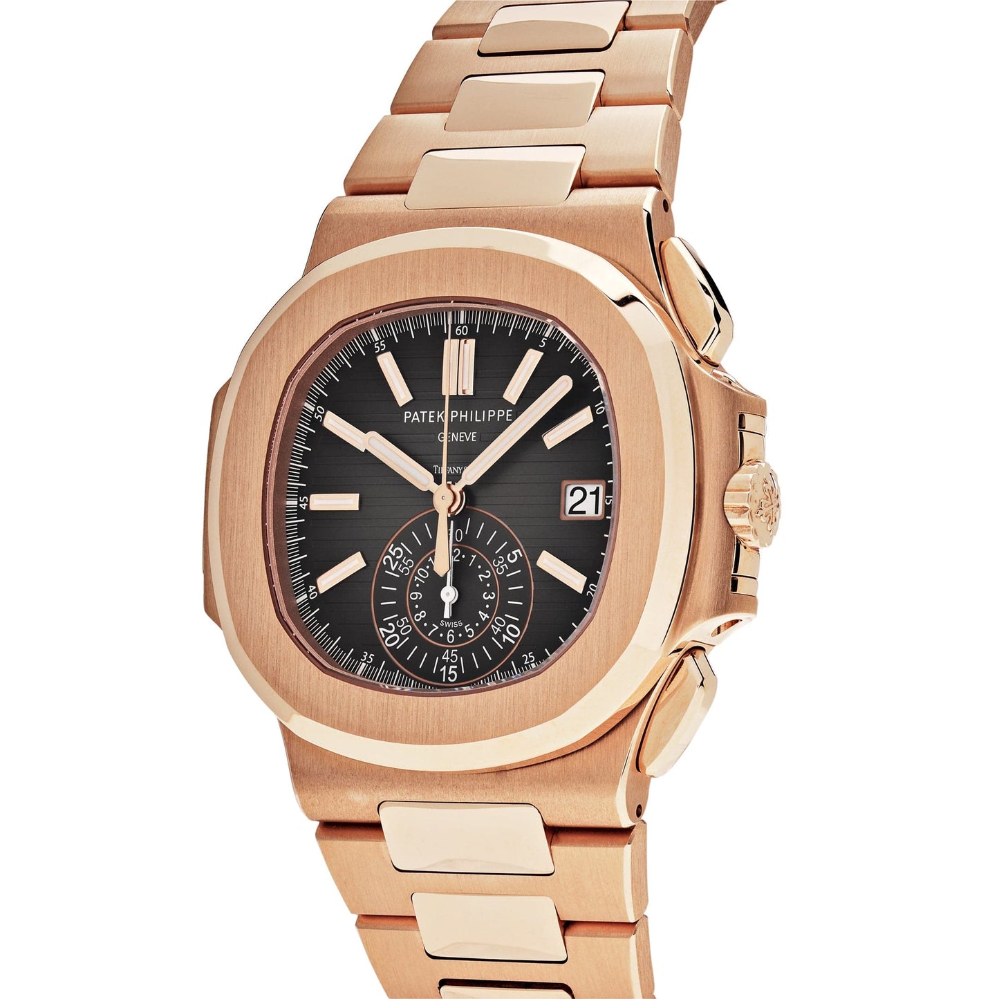 Patek Philippe Nautilus 5980/1R-001 'Tiffany & Co.' Chronograph Rose Gold