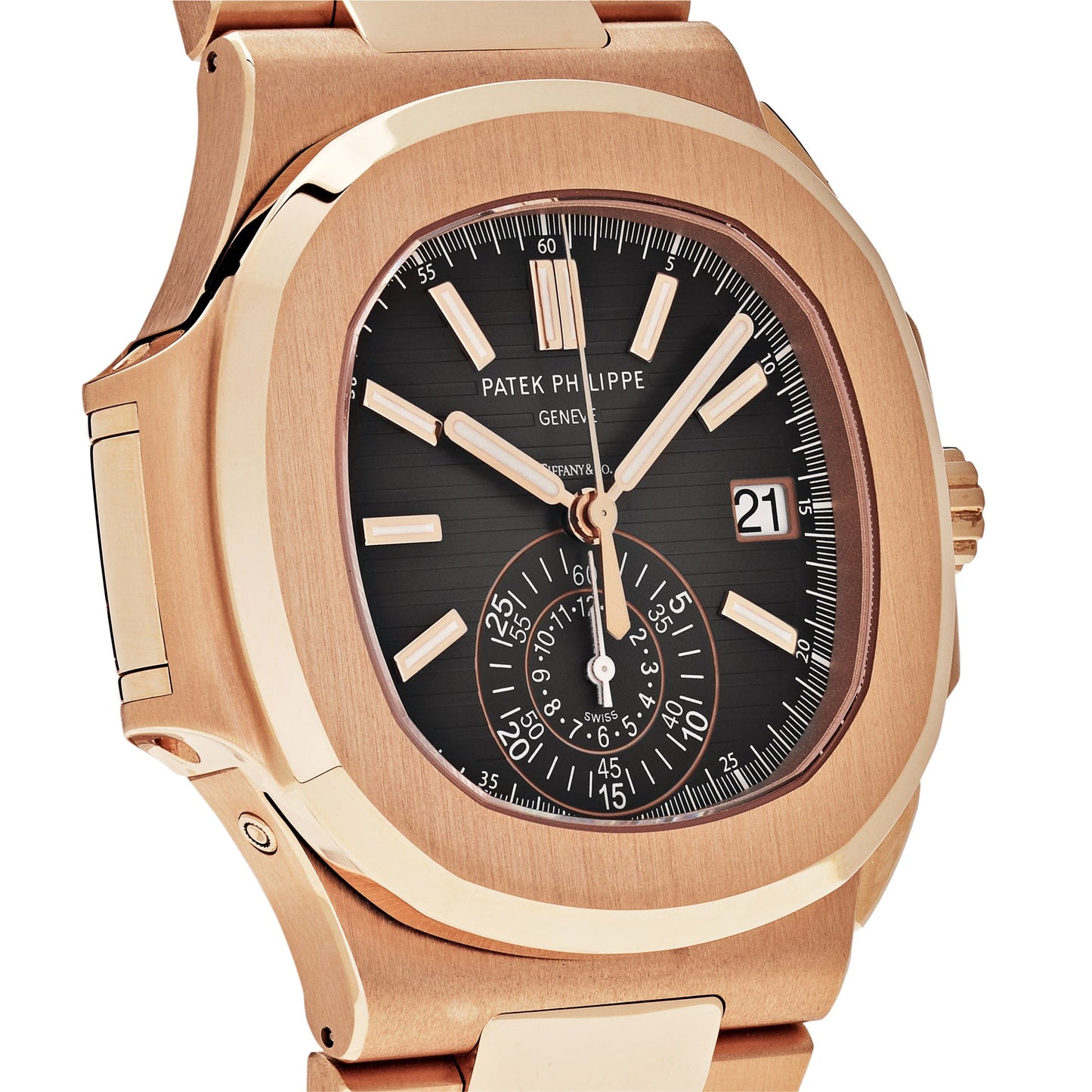 Patek Philippe Nautilus 5980/1R-001 'Tiffany & Co.' Chronograph Rose Gold