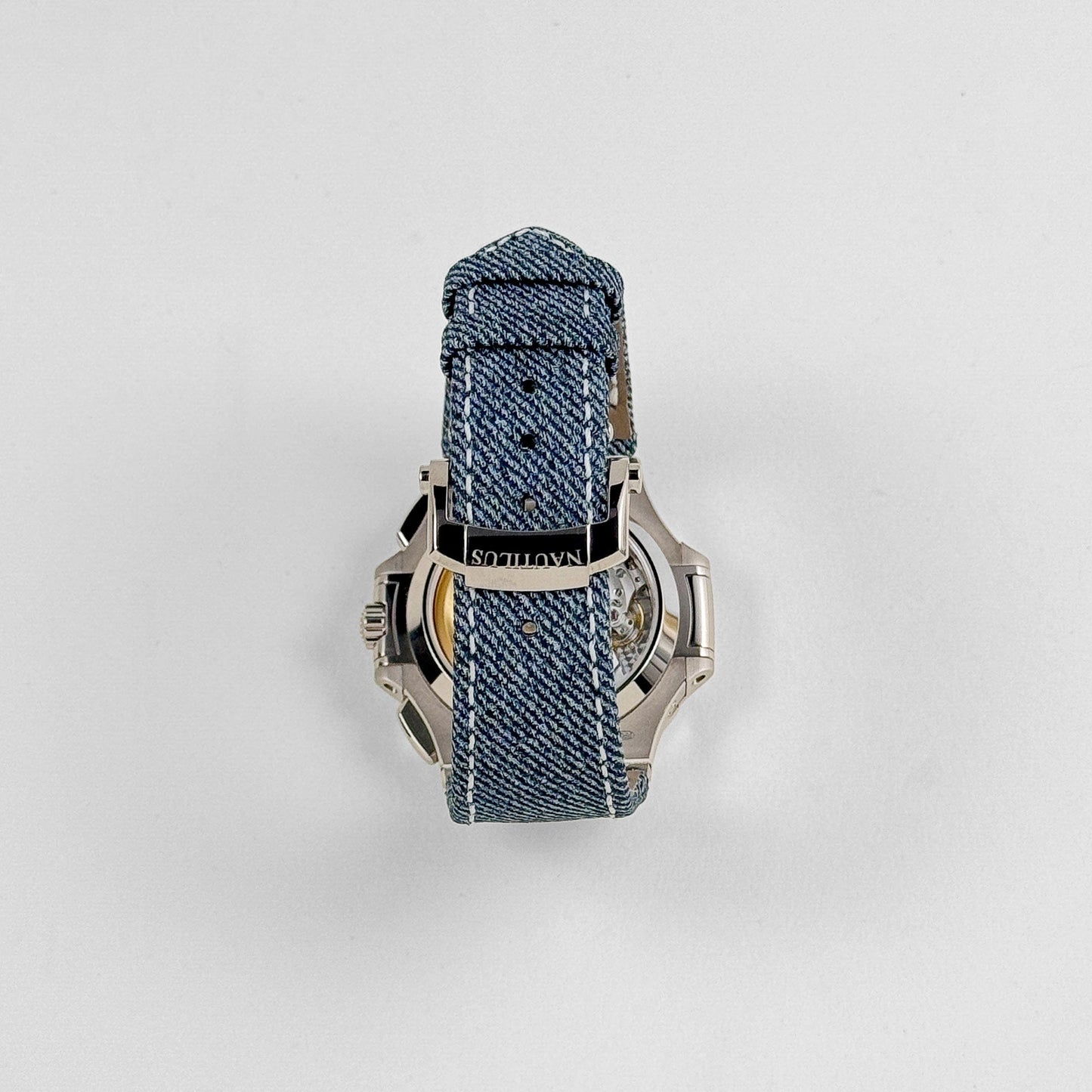 Patek Philippe Nautilus 5980/60G-001 'Denim' Flyback Chronograph White Gold Blue-Gray Dial (2024)