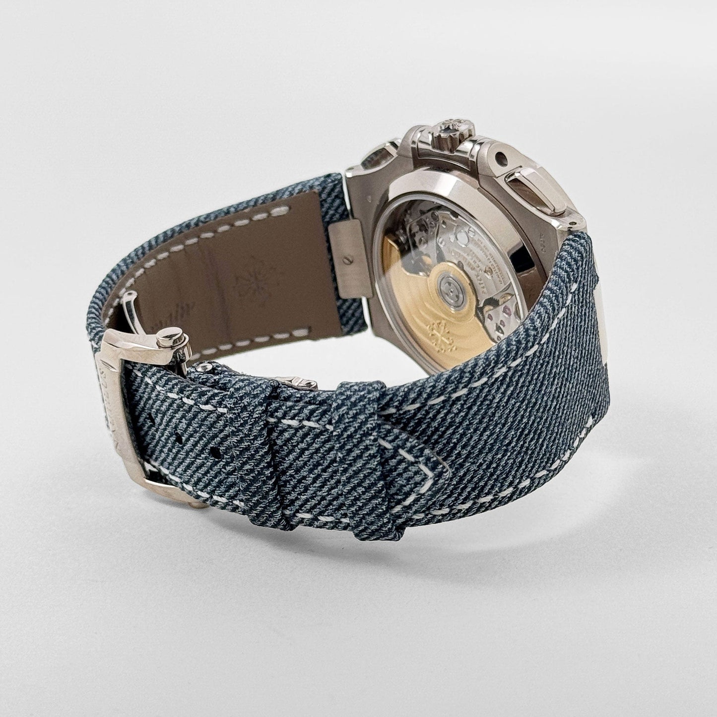 Patek Philippe Nautilus 5980/60G-001 'Denim' Flyback Chronograph White Gold Blue-Gray Dial (2024)