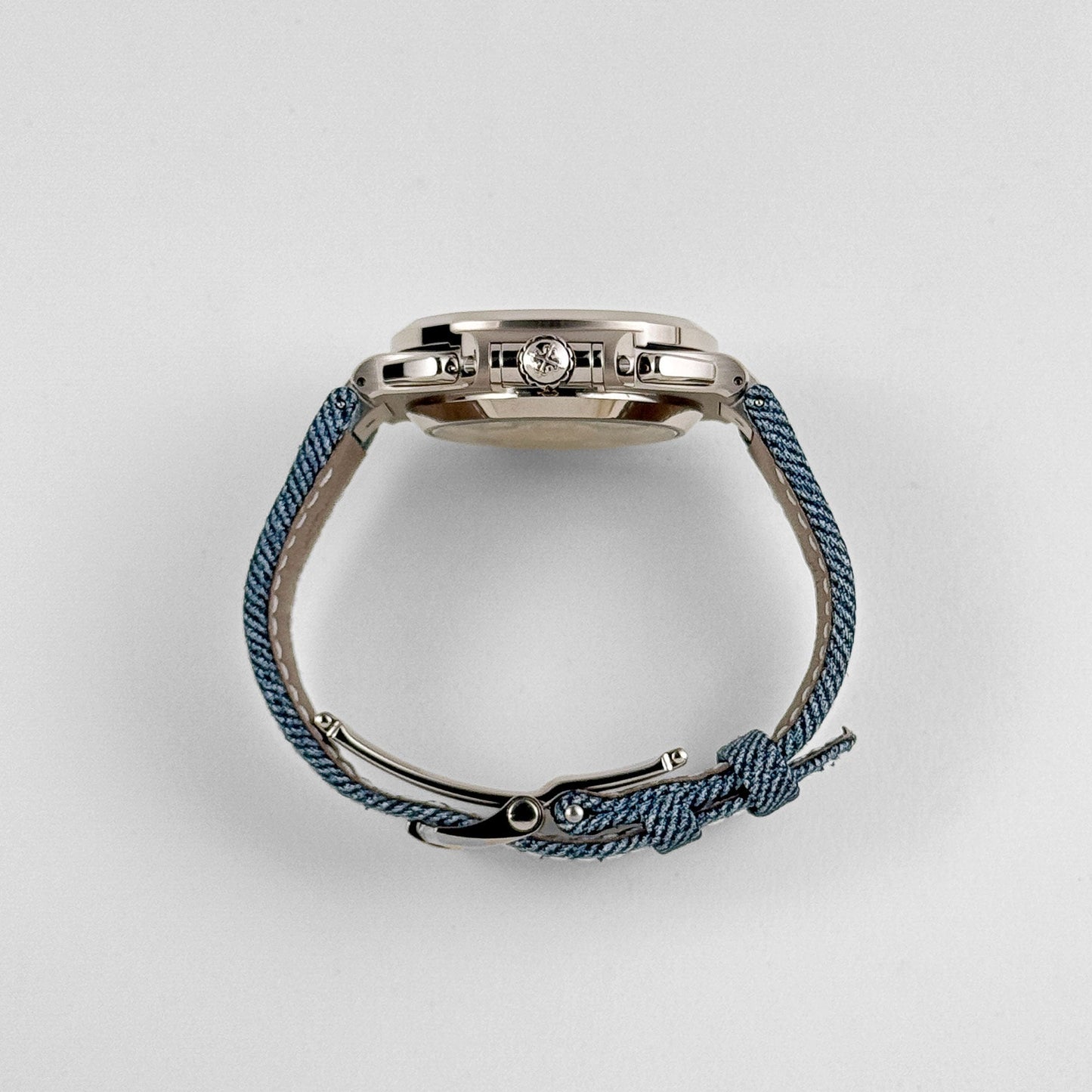 Patek Philippe Nautilus 5980/60G-001 'Denim' Flyback Chronograph White Gold Blue-Gray Dial (2024)