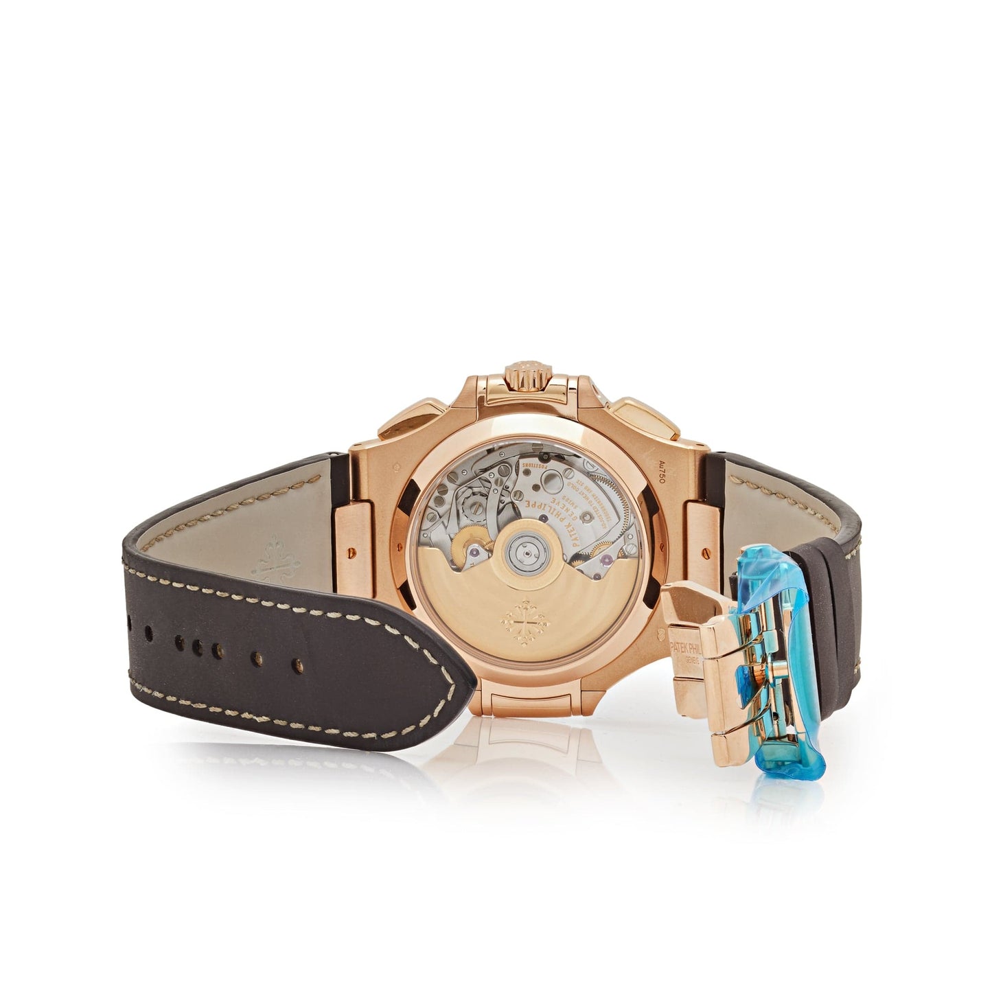 Patek Philippe Nautilus 5980R-001 Chronograph Rose Gold Brown Dial (2017)
