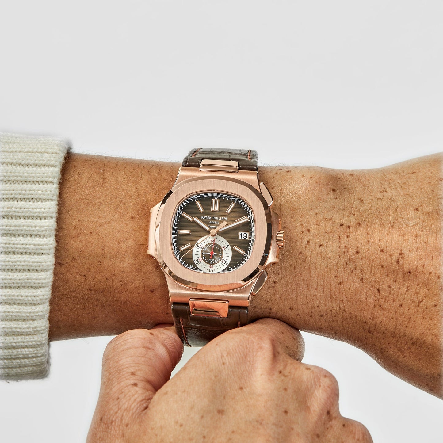 Patek Philippe Nautilus 5980R-001 'Tiffany & Co' Chronograph Rose Gold (2022)
