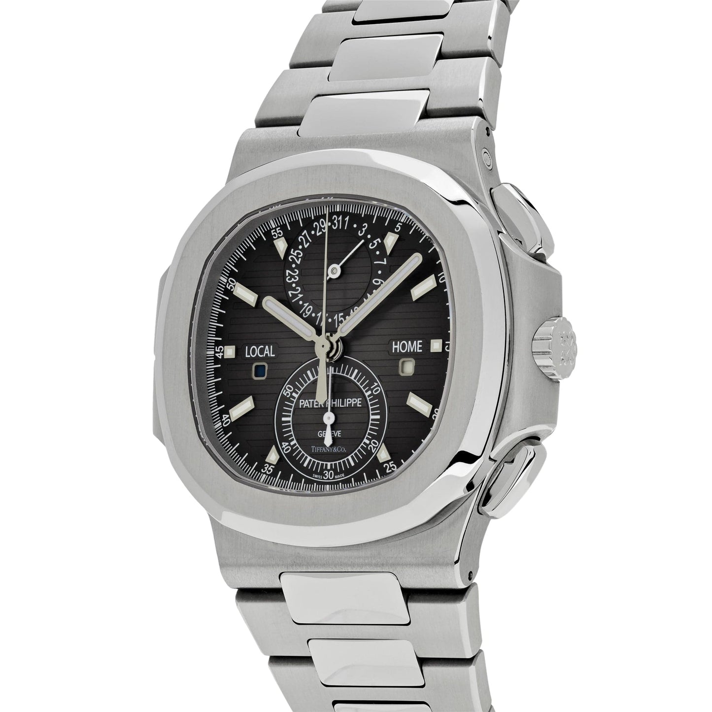 Patek Philippe Nautilus 5990/1A-001 'Tiffany & Co.' Travel Time Chronograph Stainless Steel