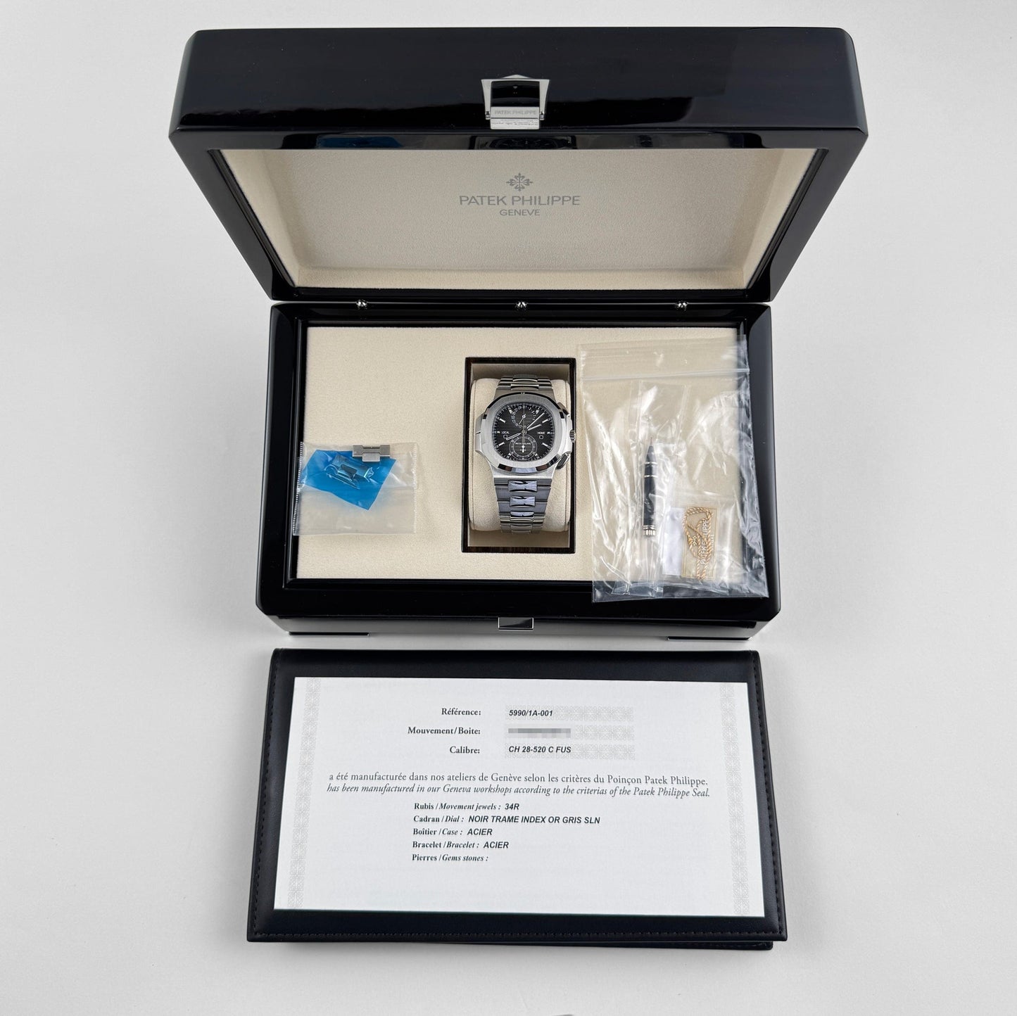 Patek Philippe Nautilus 5990/1A-001 'Travel Time' Chronograph Stainless Steel (2018)