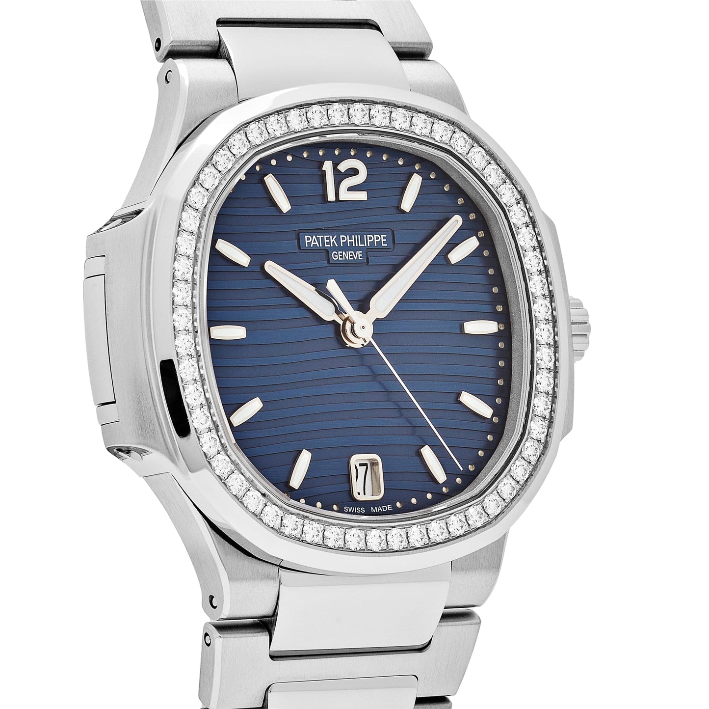 Patek Philippe Nautilus 7118/1200A-001 'Ladies' Blue Dial Diamond Bezel (2025)