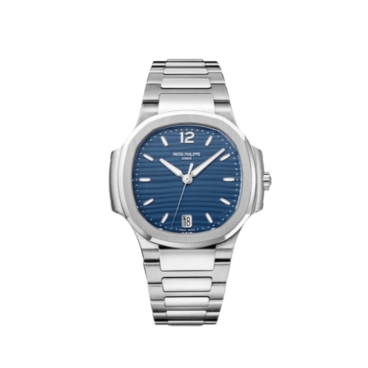 Patek Philippe Nautilus 7118/1A-001 'Ladies' Stainless Steel Blue Dial