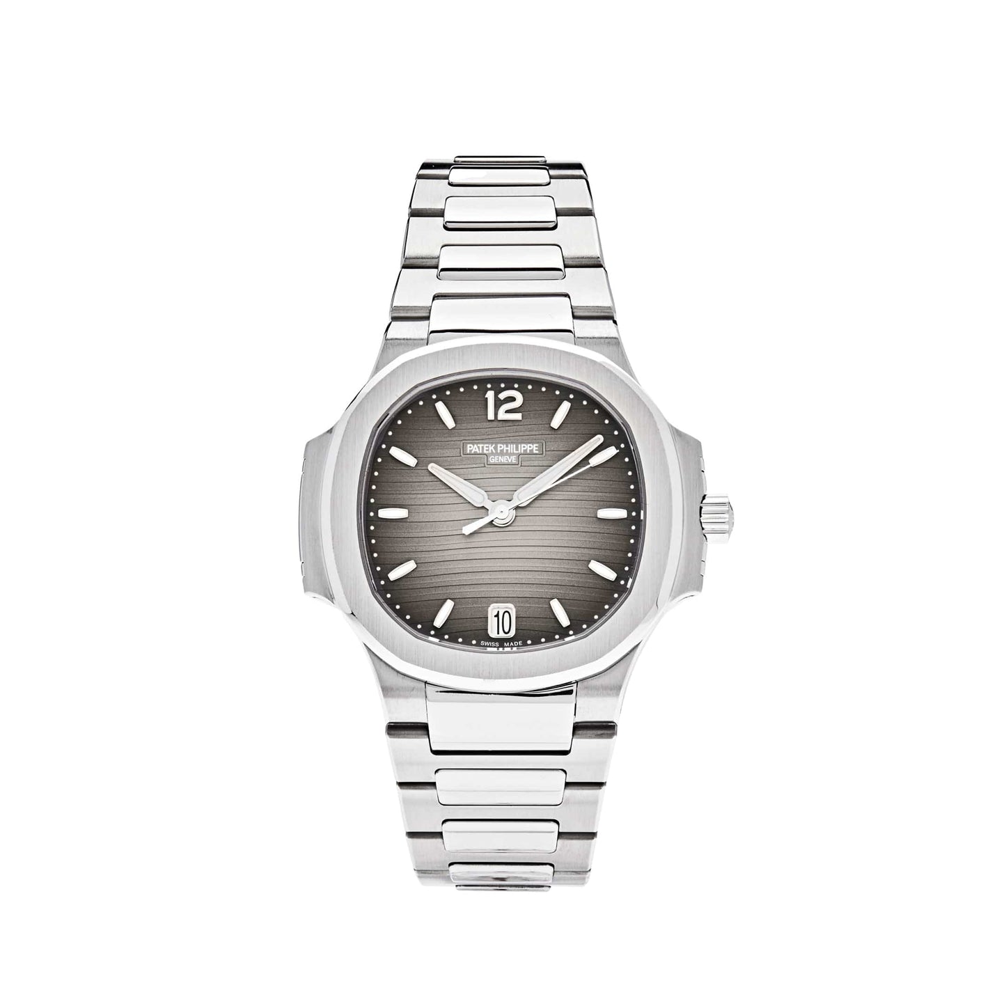Patek Philippe Nautilus 7118/1A-011 'Ladies' Stainless Steel Smoke Grey Dial (2024)