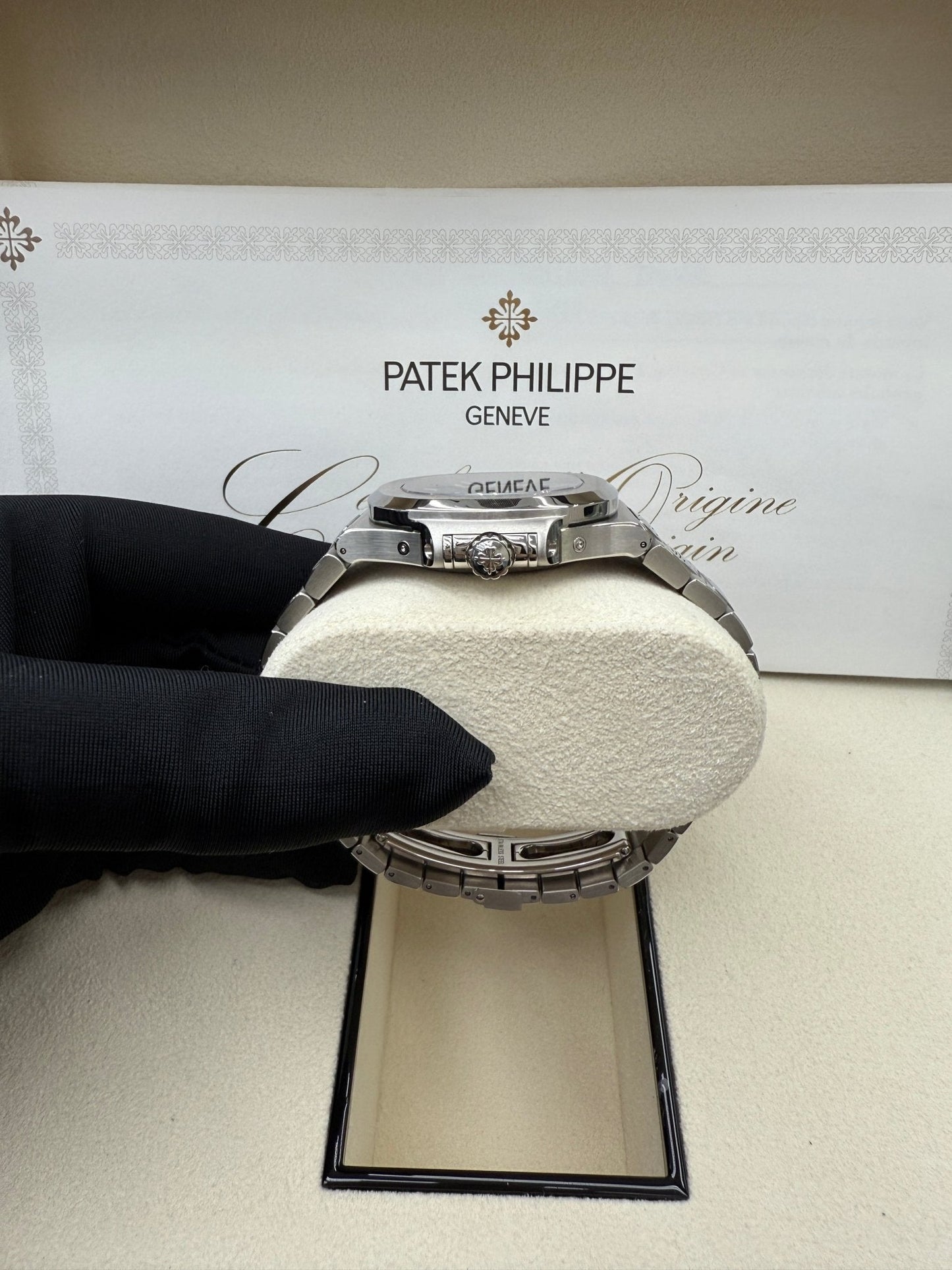 Patek Philippe Nautilus Annual Calendar Stainless Steel with Blue Dial/ Moon Phase (Ref#5726/1A-014)