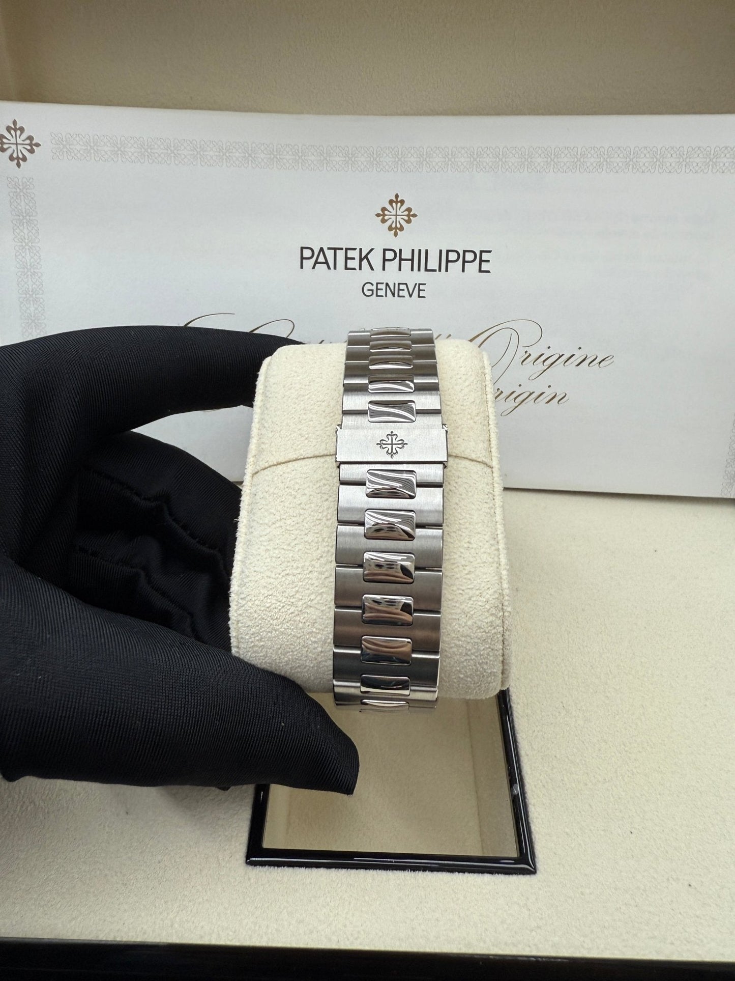 Patek Philippe Nautilus Annual Calendar Stainless Steel with Blue Dial/ Moon Phase (Ref#5726/1A-014)