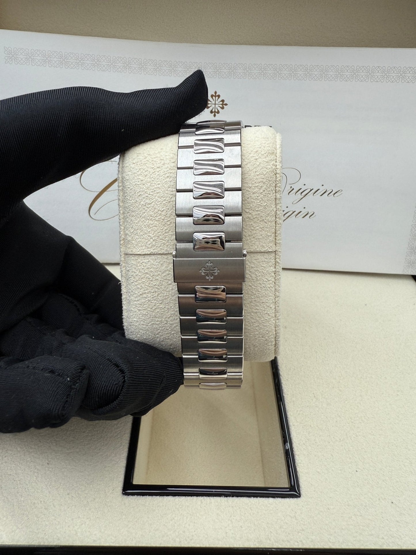 Patek Philippe Nautilus Annual Calendar Stainless Steel with Blue Dial/ Moon Phase (Ref#5726/1A-014)