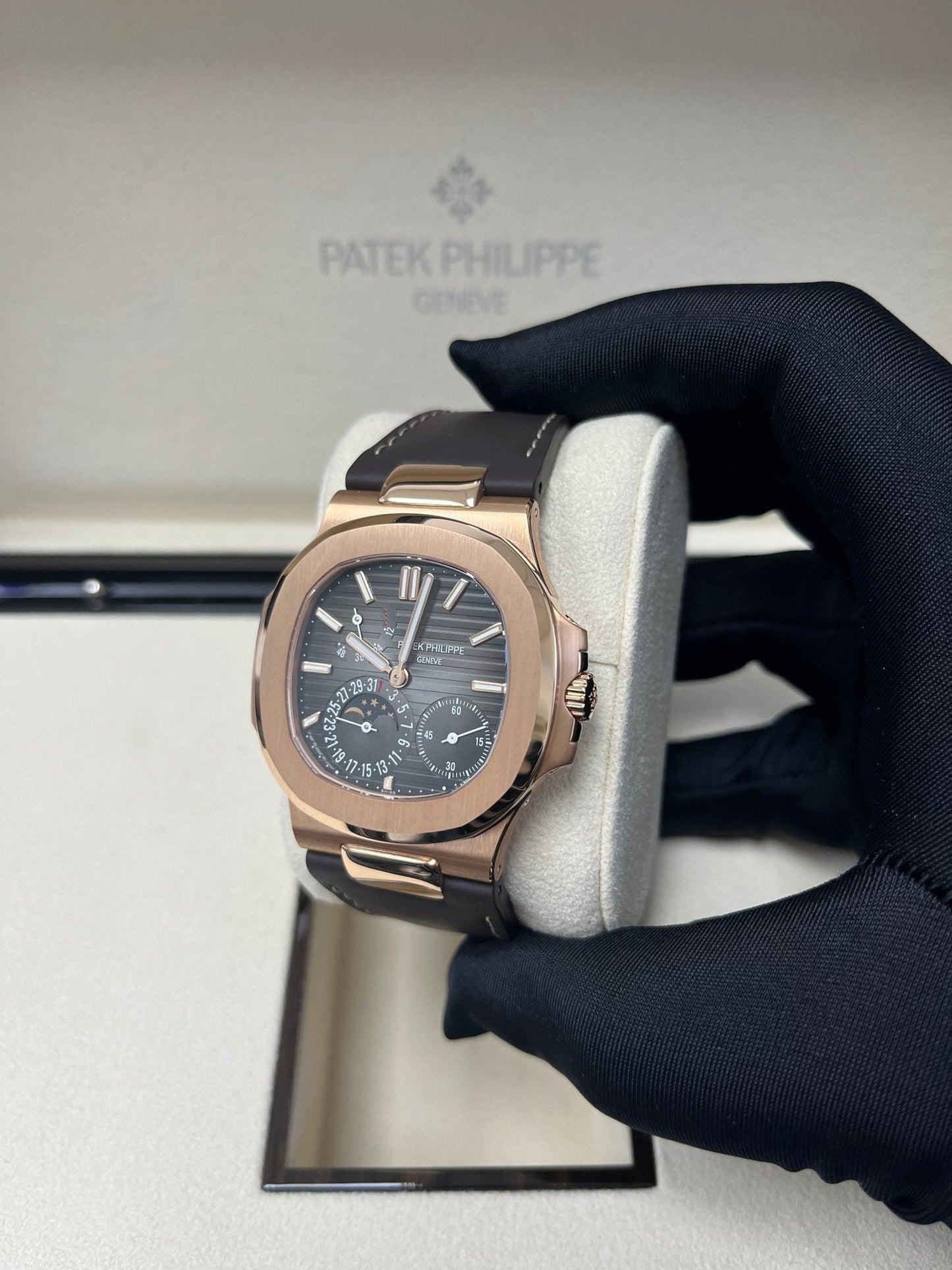 Patek Philippe Nautilus Black Dial Ref #5712R-001