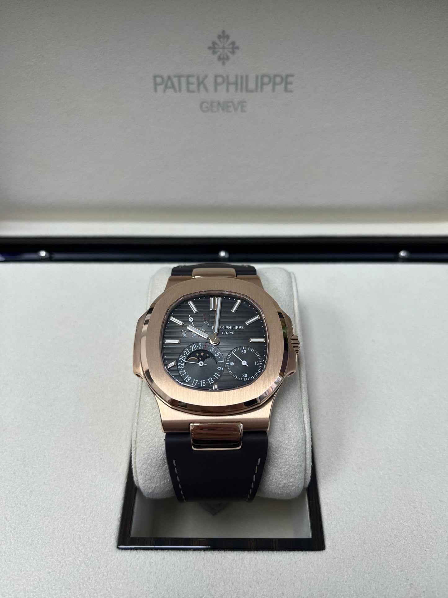Patek Philippe Nautilus Black Dial Ref #5712R-001