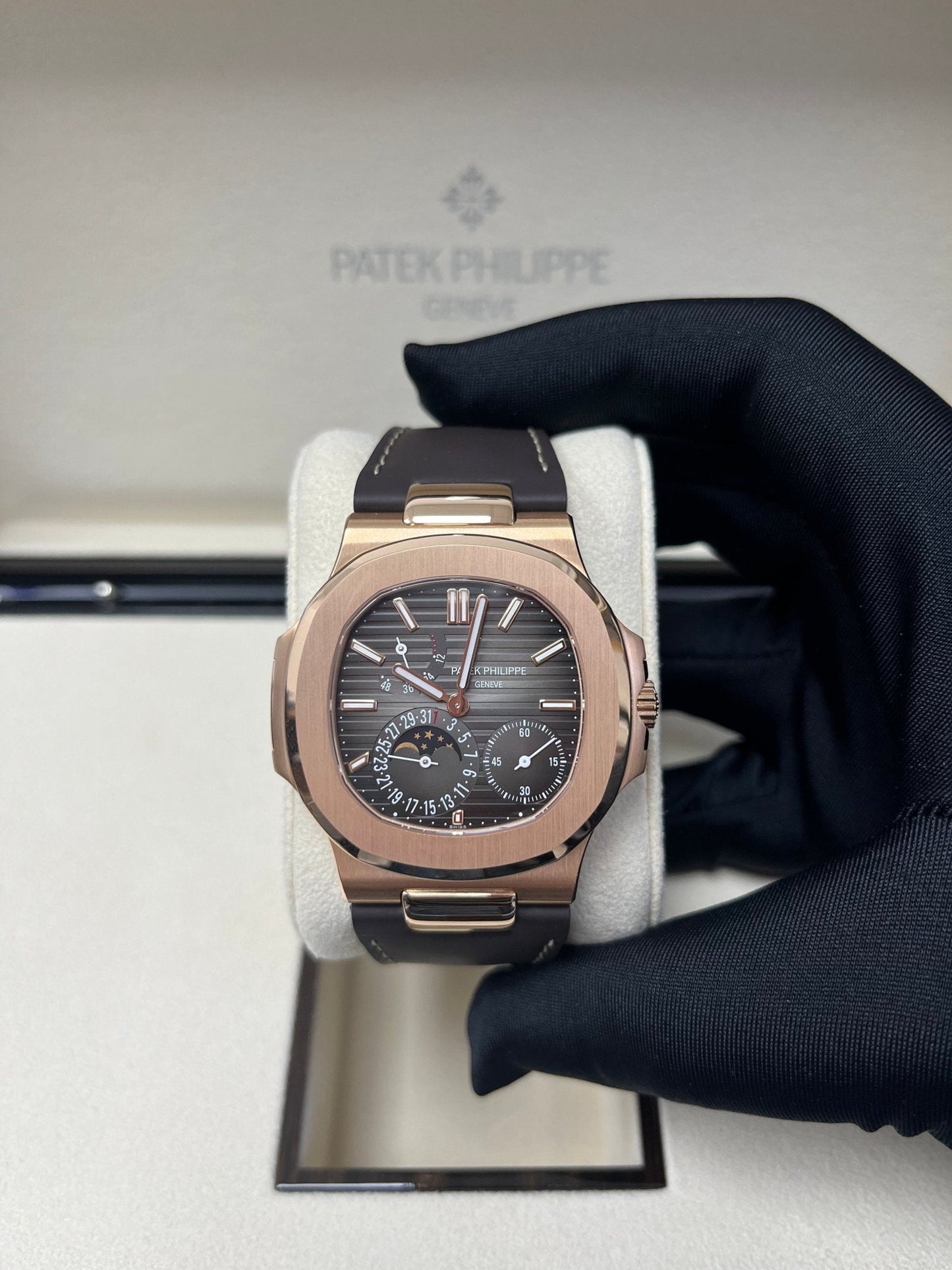 Patek Philippe Nautilus Black Dial Ref #5712R-001