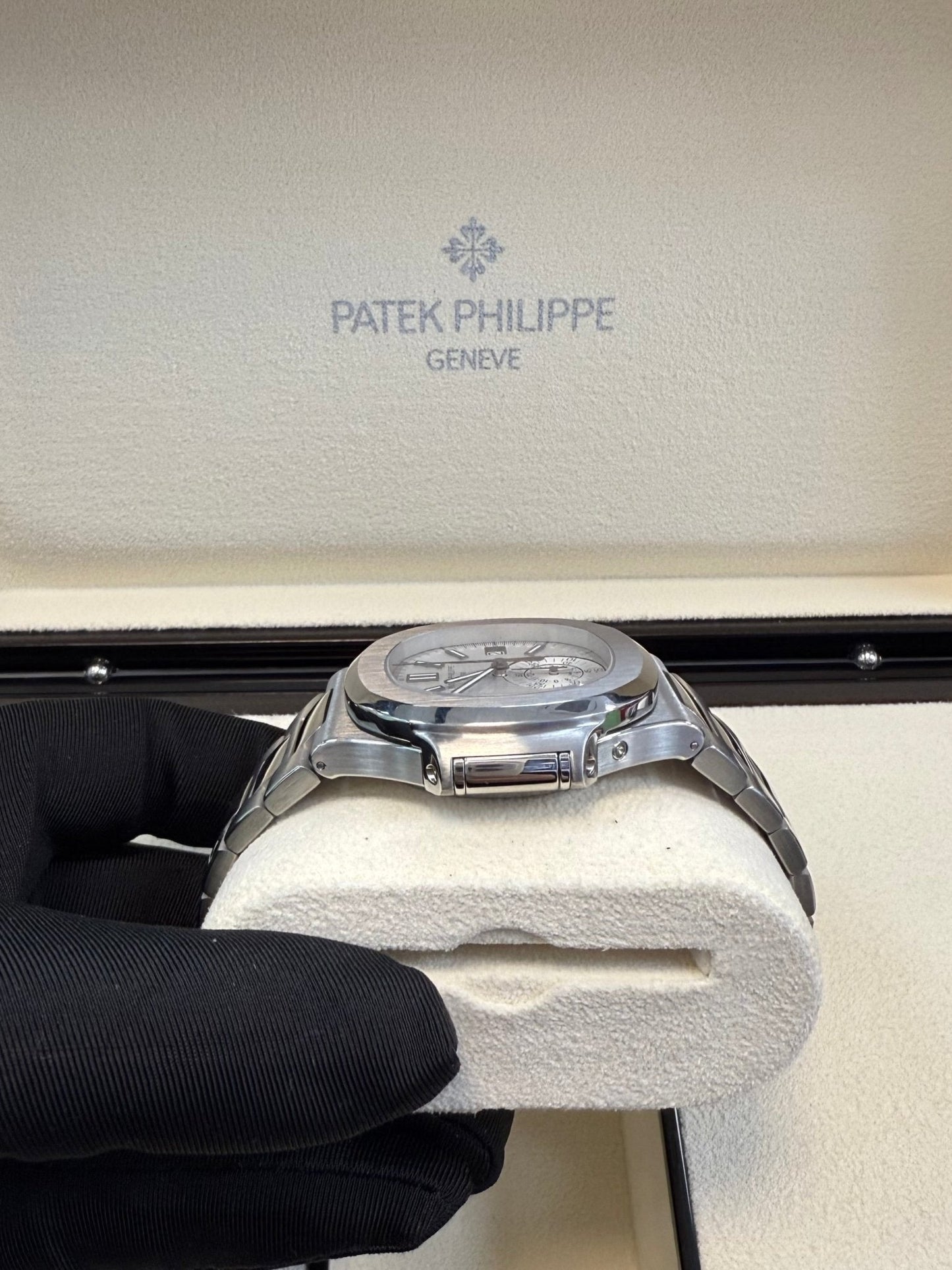 Patek Philippe Nautilus Chronograph White Dial 5980/1A-019