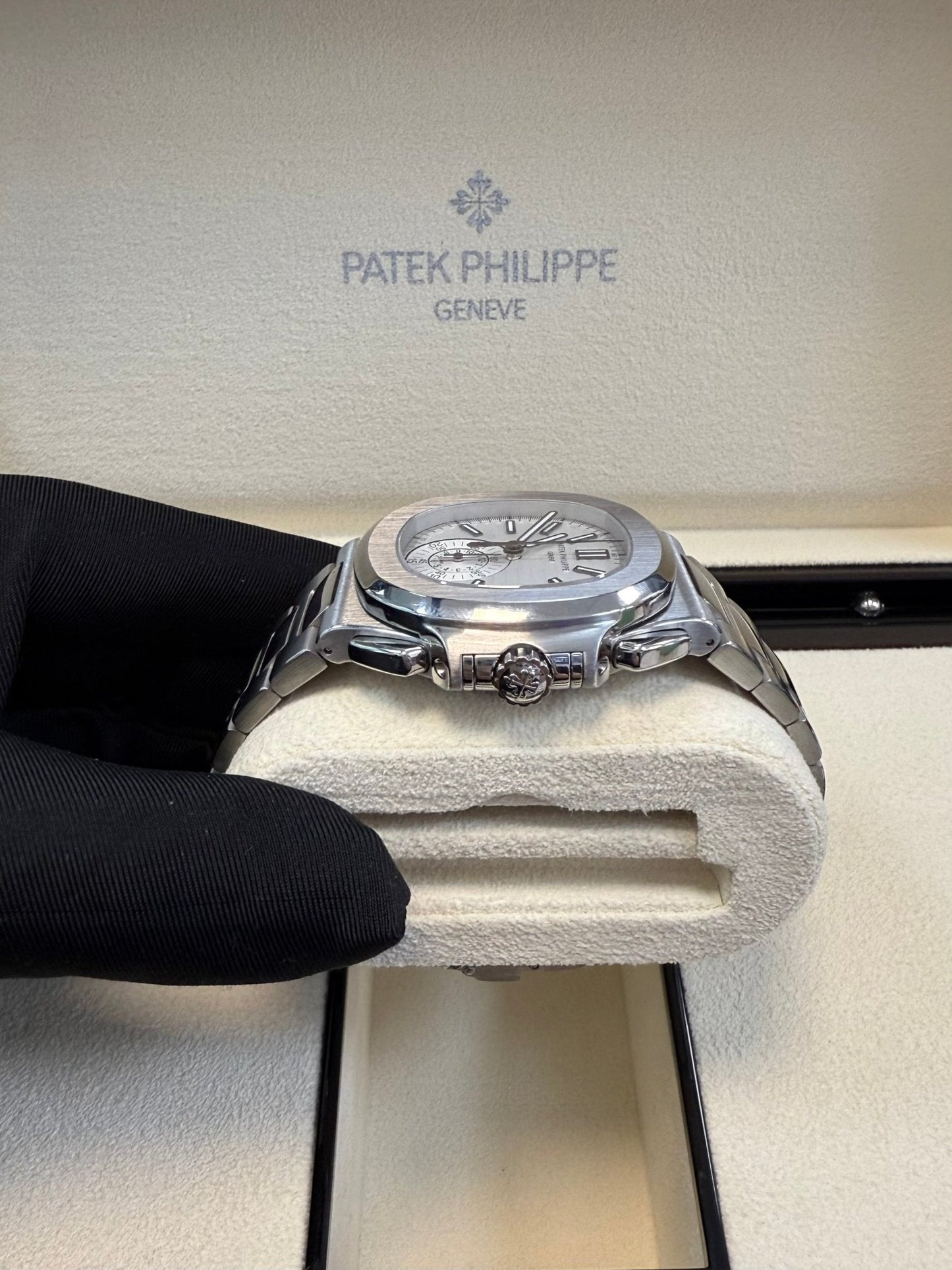 Patek Philippe Nautilus Chronograph White Dial 5980/1A-019