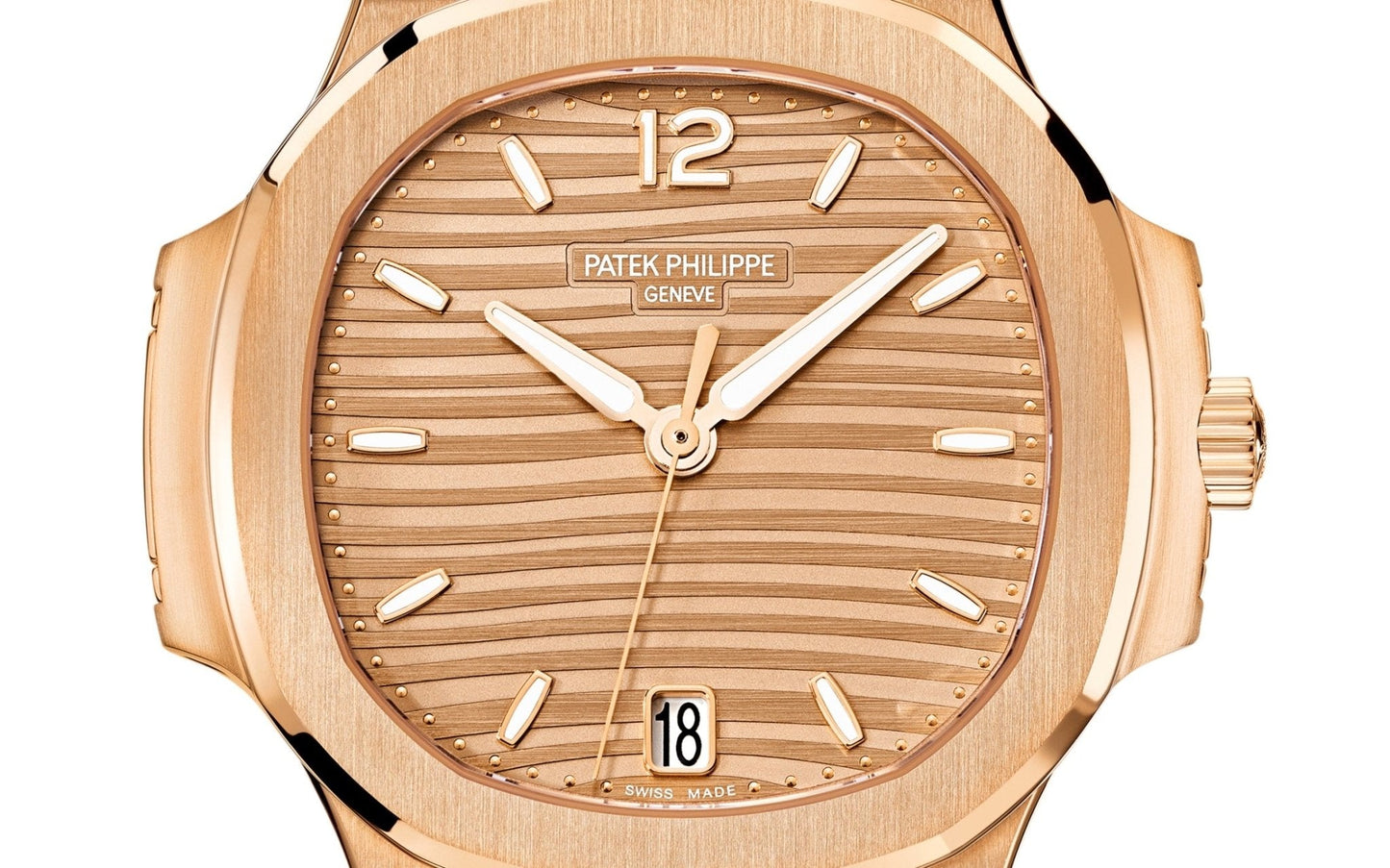 Patek Philippe Nautilus Ladies Automatic - 35.2 mm - Rose Gold - Golden Brown Opaline Dial 7118/1R-010
