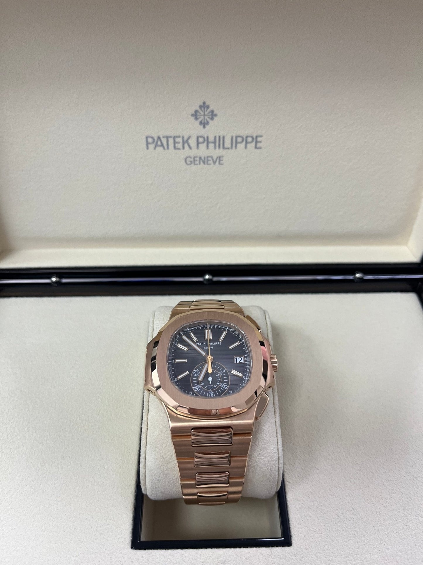Patek Philippe Nautilus Rose Gold/ Black Gradient Dial (Ref#5980/1R-001)
