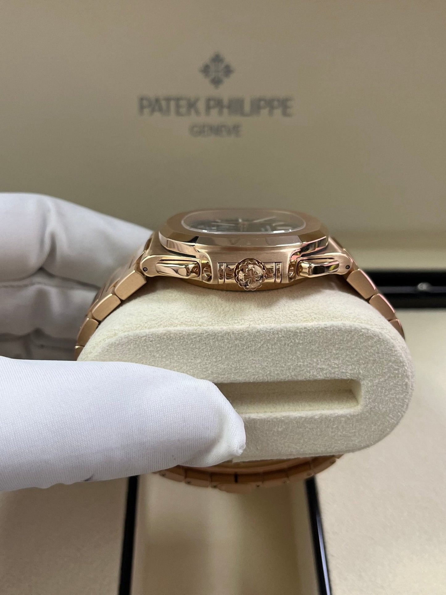 Patek Philippe Nautilus Rose Gold/ Black Gradient Dial (Ref#5980/1R-001)