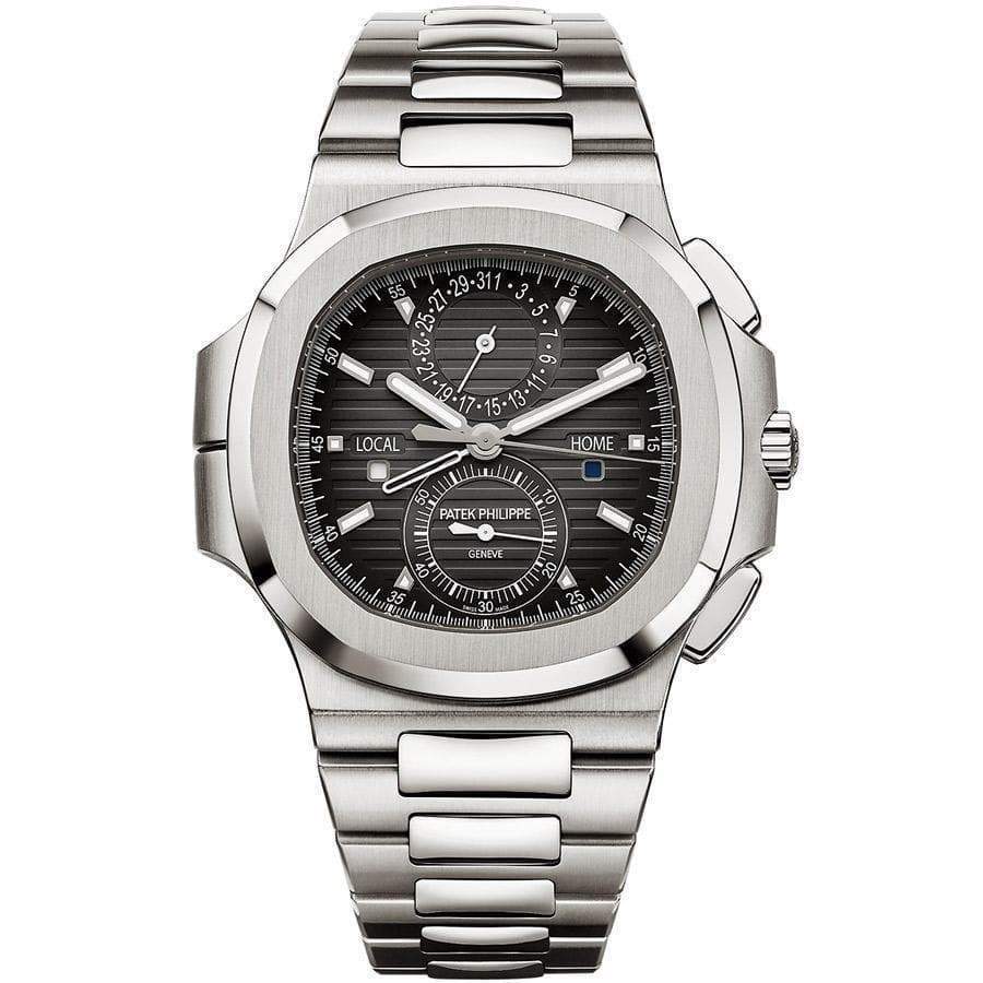 Patek Philippe Nautilus Travel Time Chronograph 40mm 5990/1A Black Dial