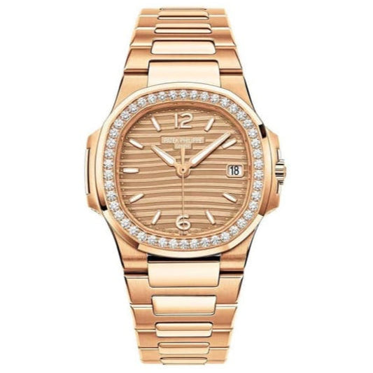 Patek Philippe Nautilus 32mm Champagne Dial Rose Gold 7010/1R-012