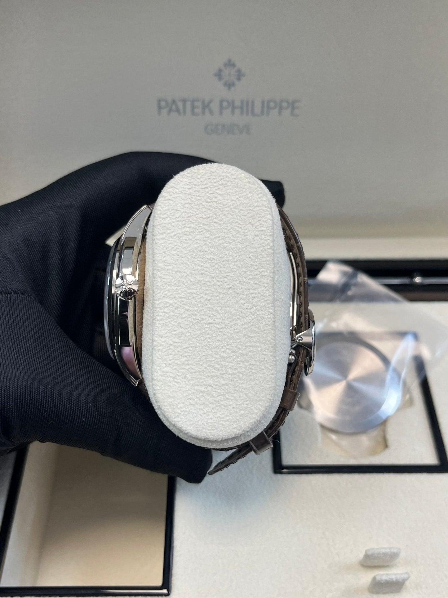 Patek Philippe Perpetual Calendar Grand Complications Salmon Dial Perpetual Calendar (Reference # 5320G)