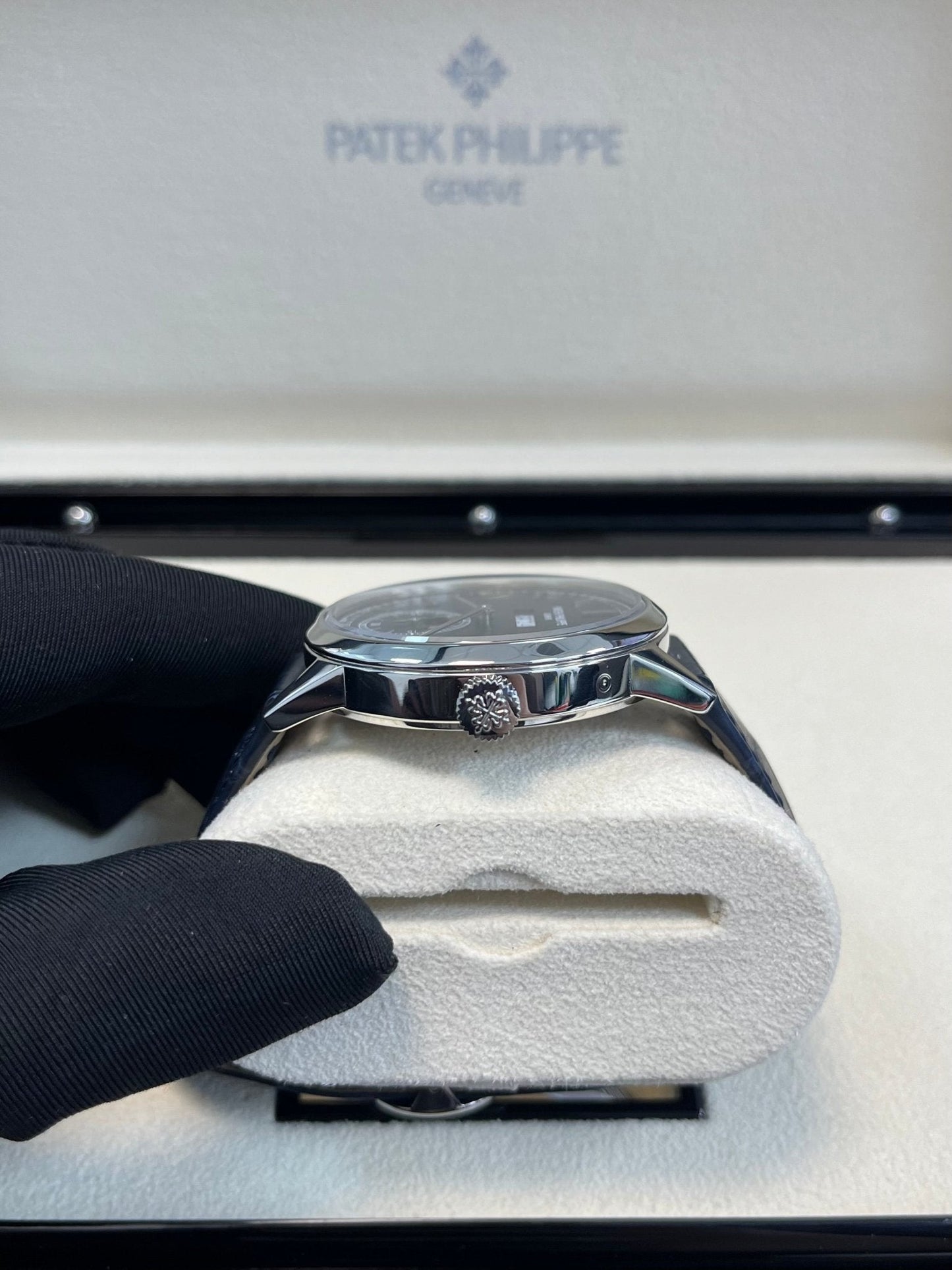 Patek Philippe Perpetual Calendar  In-Line Perpetual Calendar 41mm Platinum Case (Reference # 5236P-001)