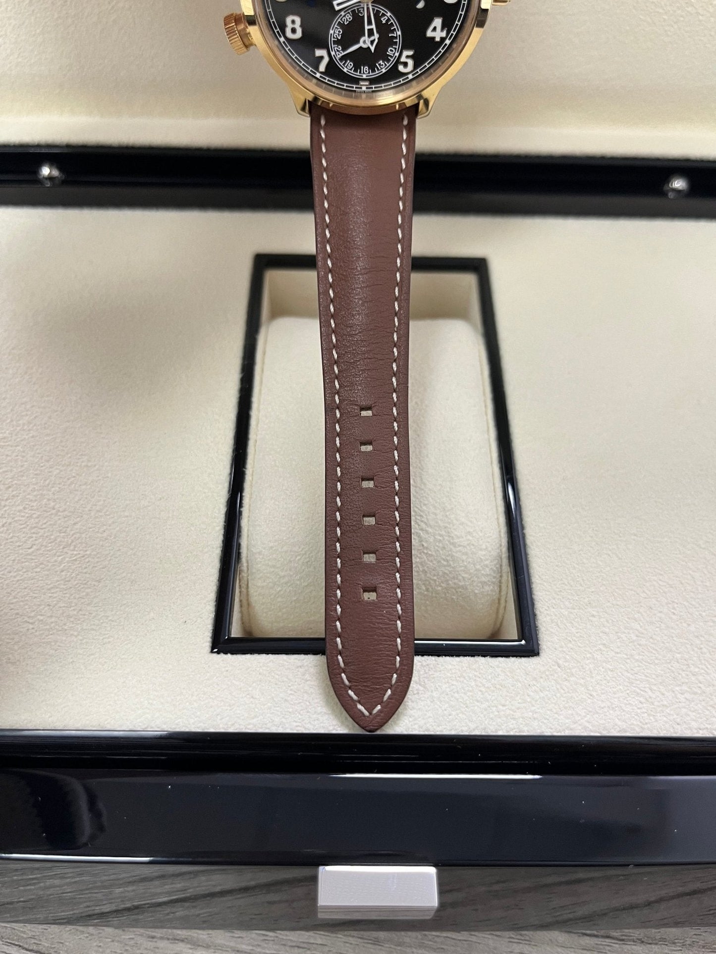 Patek Philippe Travel Time 37mm Rose Gold/ Brown Sunburst Dial (Ref# 7234R-001)