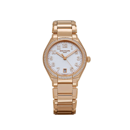 Patek Philippe Twenty-4 7300/1200R-010 Rose Gold Silver Dial