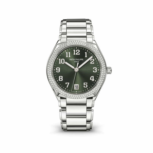 Patek Philippe Twenty-4 Selfwinding 7300/1200A-011 Green Dial Diamond Bezel (2025)