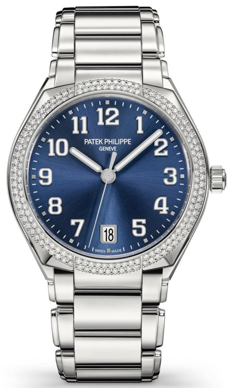 Patek Philippe Twenty~4 Automatic Round Watch Blue Dial Ladies 36mm (Reference # 7300/ 1200A-001)