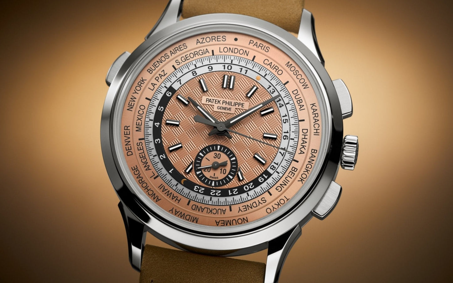 Patek Philippe World Time Chronograph Flyback Chronograph 5935A-001