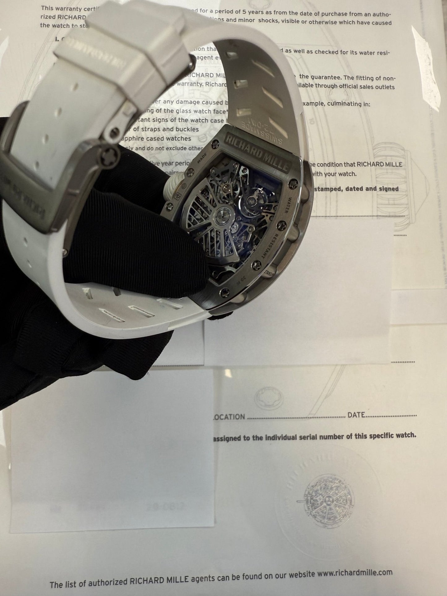 Richard Mille Automatic Winding Lifestyle Flyback Chronograph Titanium Rm 72-01