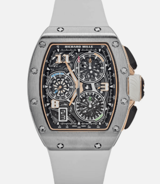 Richard Mille Automatic Winding Lifestyle Flyback Chronograph Titanium Rm 72-01